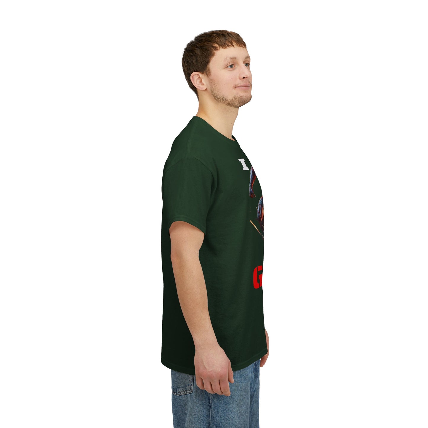 CAMISETA HOMBRE ALFA "I NEVER GIVE UP".(USA).