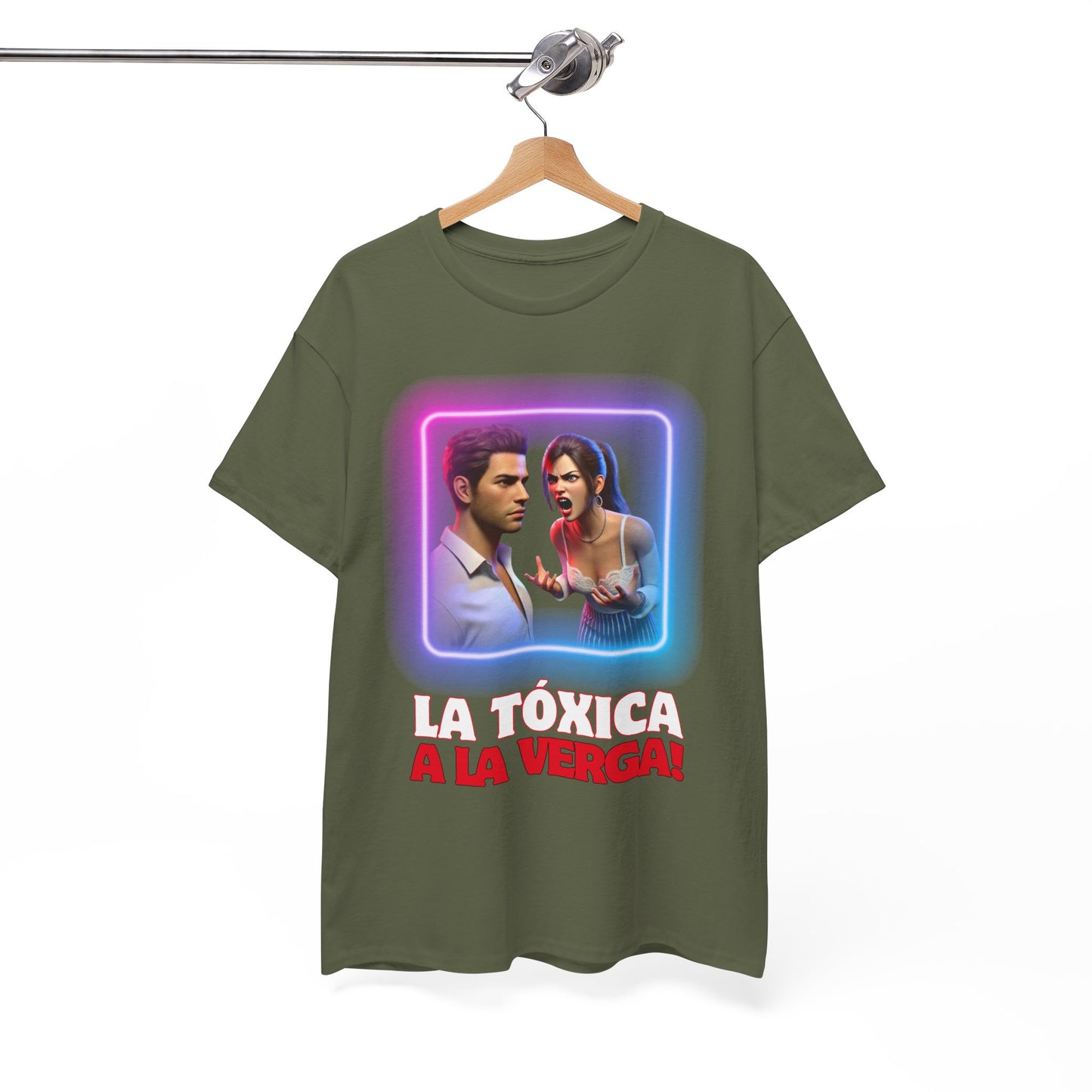 CAMISETA HOMBRE ALFA "LA TÓXICA A LA VERGA".(EUROPA).