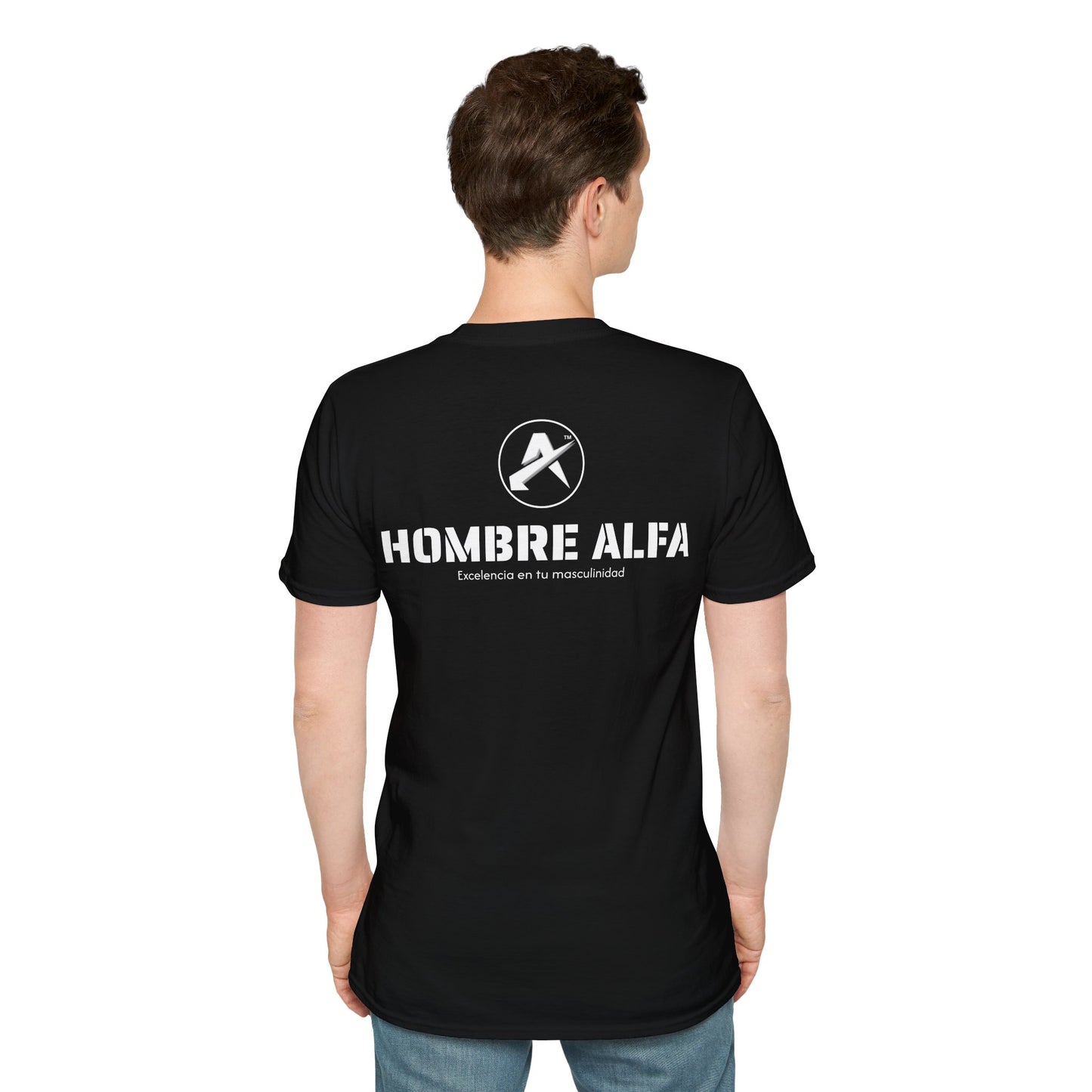 CAMISETA HOMBRE ALFA "ENFRENTA TUS MIEDOS".(EUROPA).