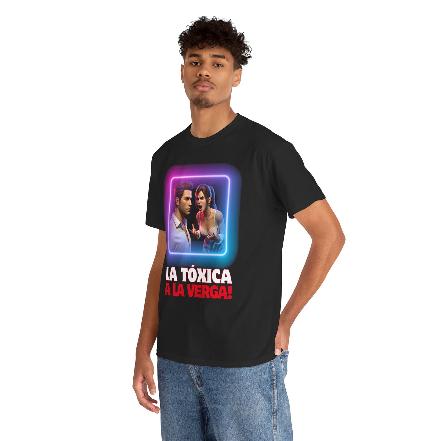 CAMISETA HOMBRE ALFA "LA TÓXICA A LA VERGA".(EUROPA).