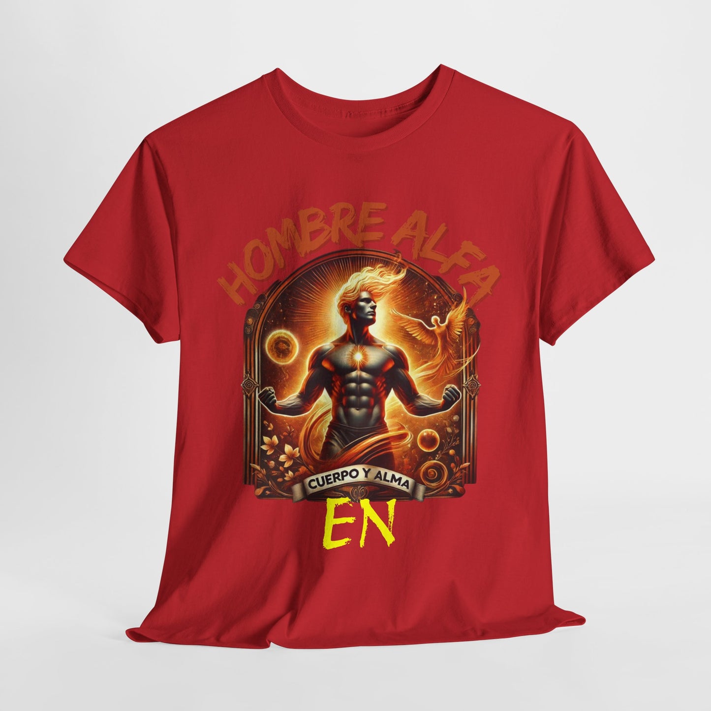CAMISETA HOMBRE ALFA " EN CUERPO Y ALMA".(USA).