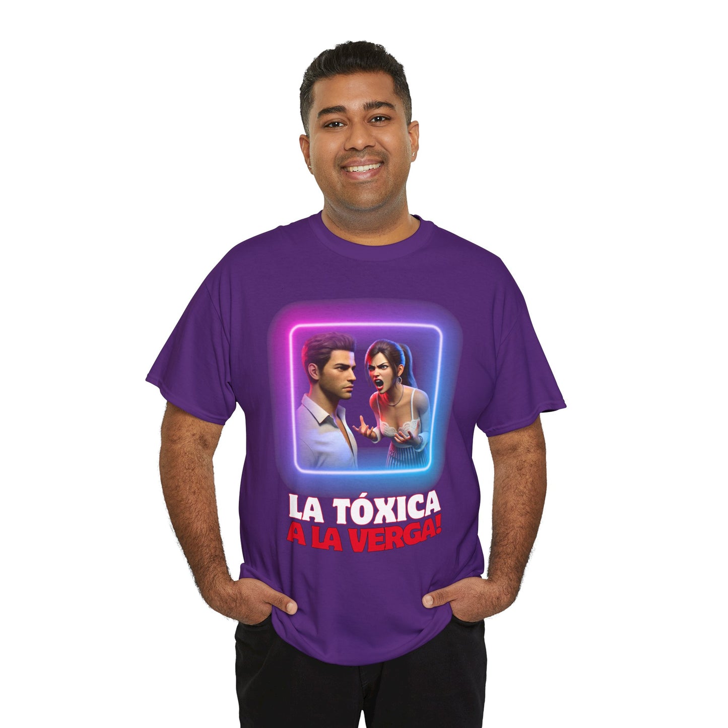 CAMISETA HOMBRE ALFA "LA TÓXICA A LA VERGA".(EUROPA).