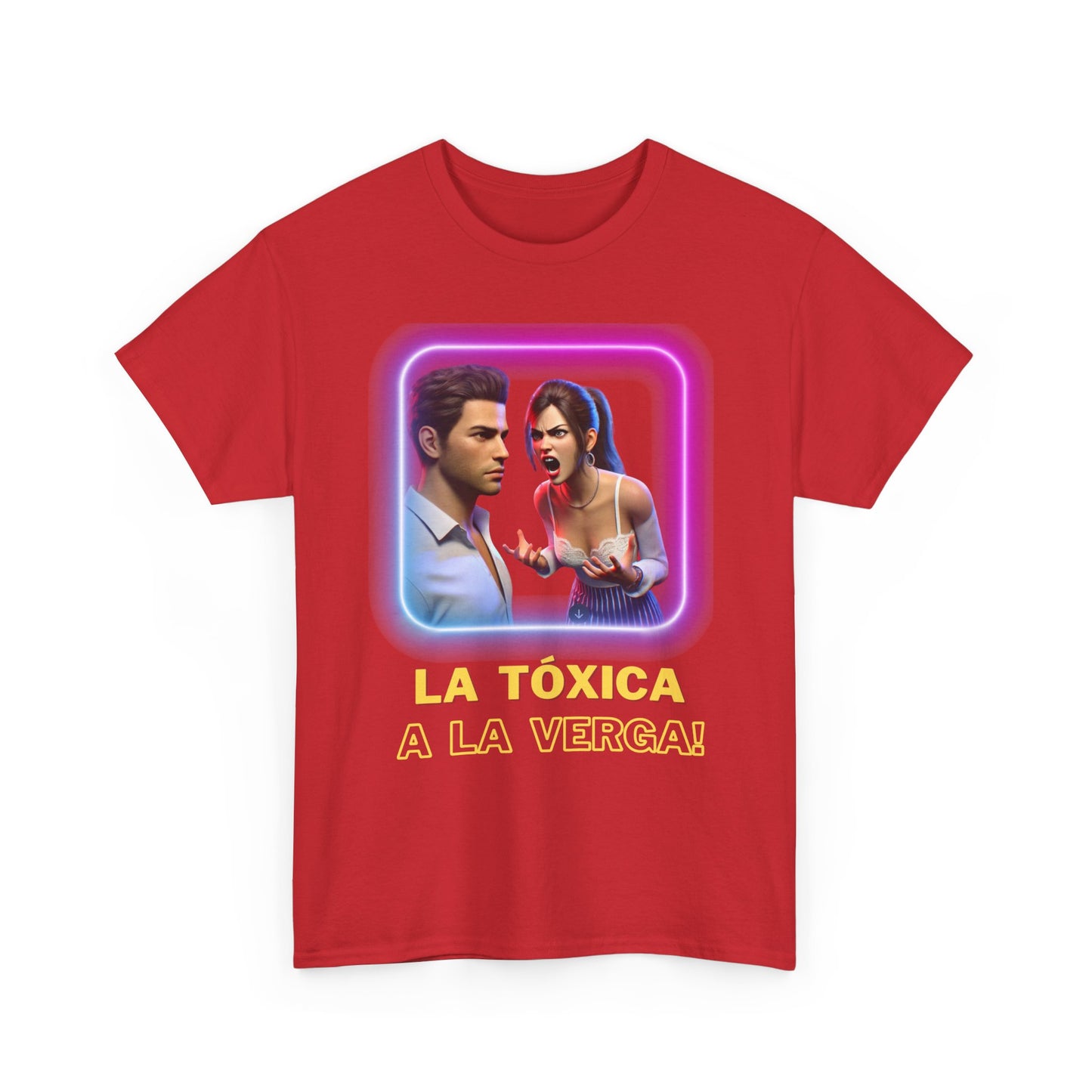 CAMISETA HOMBRE ALFA "LA TÓXICA A LA VERGA".(EUROPA).