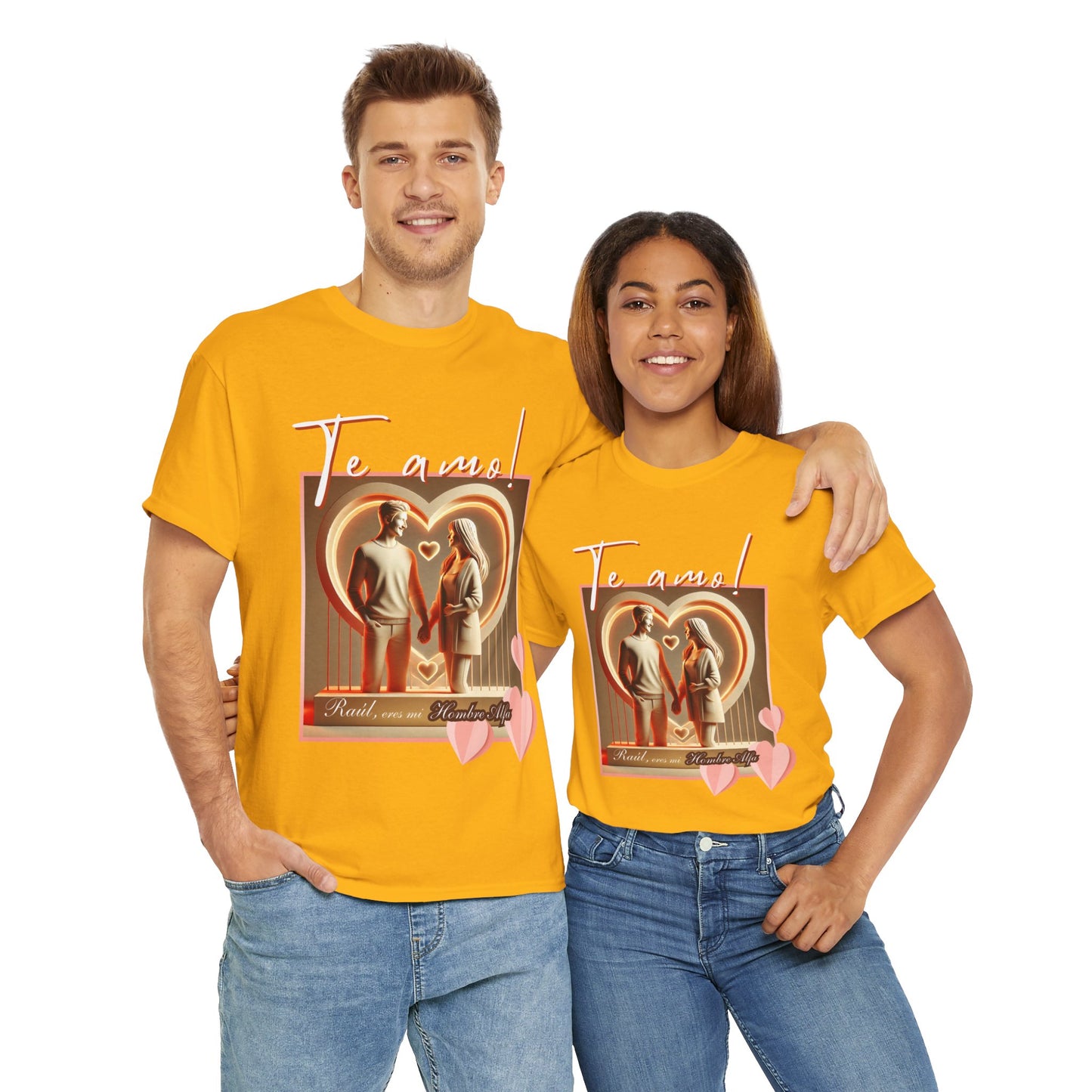 CAMISETA HOMBRE ALFA PERSONALIZABLE "(NOMBRE) ERES MI HOMBRE ALFA".(EUROPA).