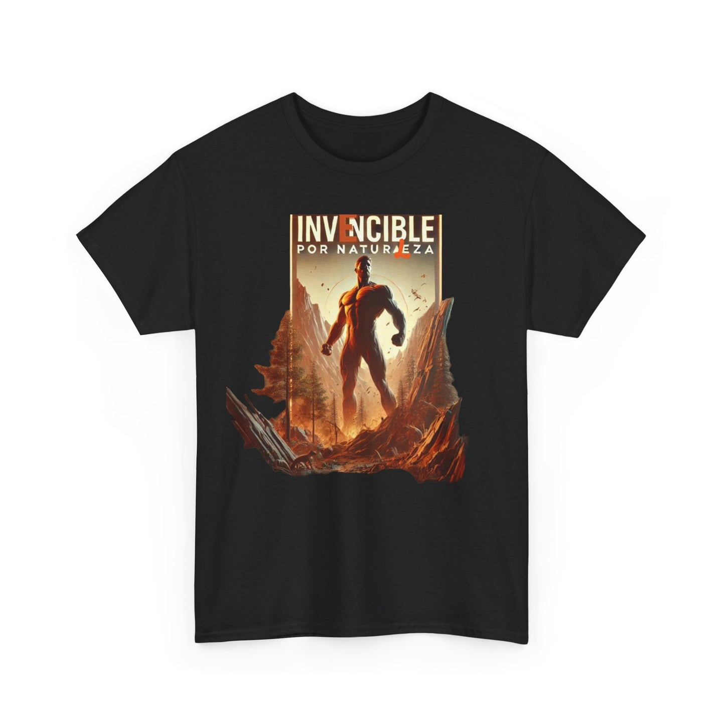 CAMISETA HOMBRE ALFA "INVENCIBLE POR NATURALEZA".(EUROPA).