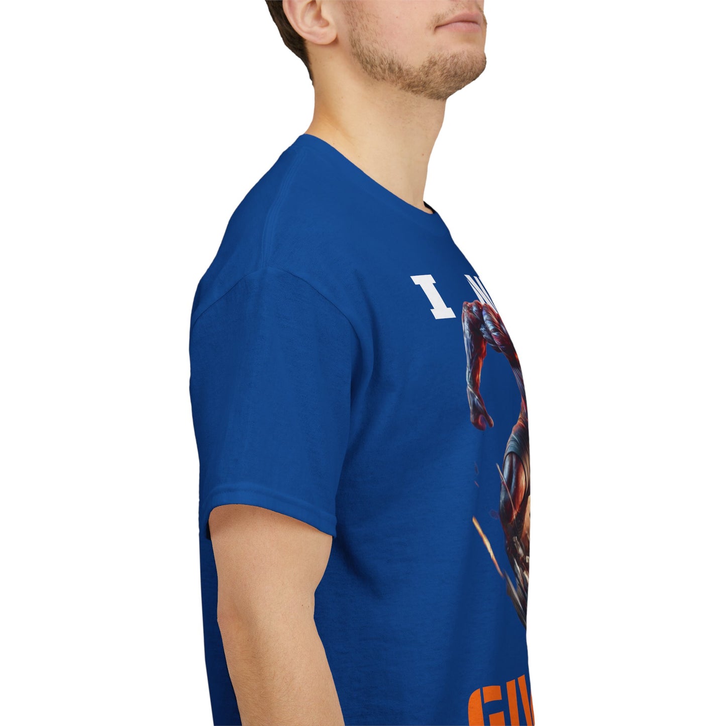 CAMISETA HOMBRE ALFA "I NEVER GIVE UP".(USA).