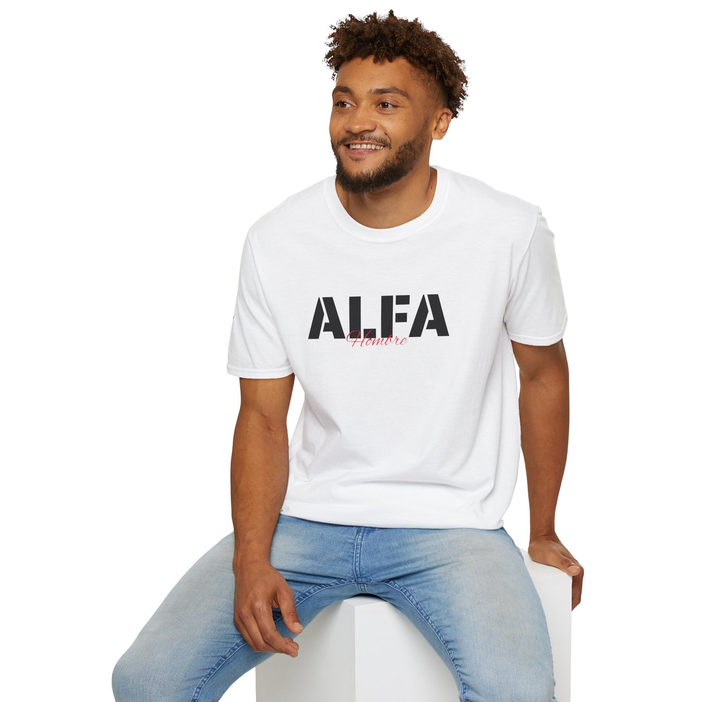 CAMISETA HOMBRE ALFA "TEXTSARAI FRONT" (EUROPA).