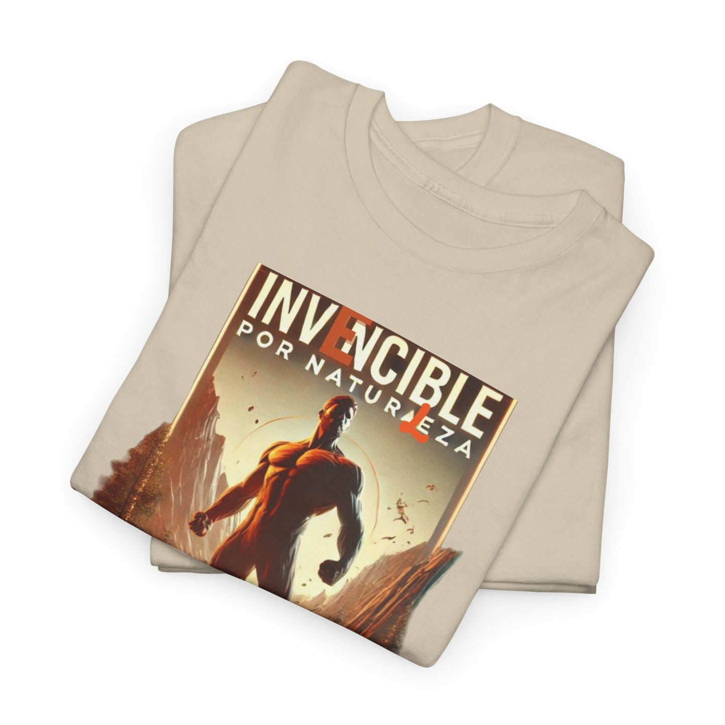 CAMISETA HOMBRE ALFA "INVENCIBLE POR NATURALEZA".(EUROPA).