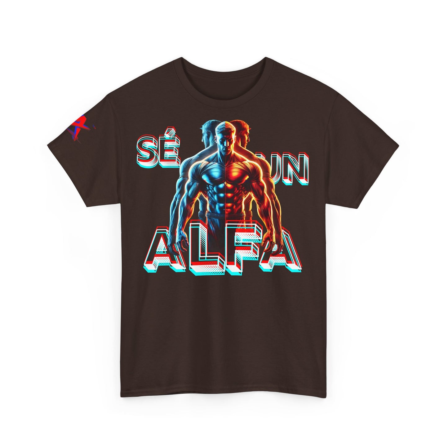 CAMISETA HOMBRE ALFA "SÉ UN ALFA".(EUROPA).