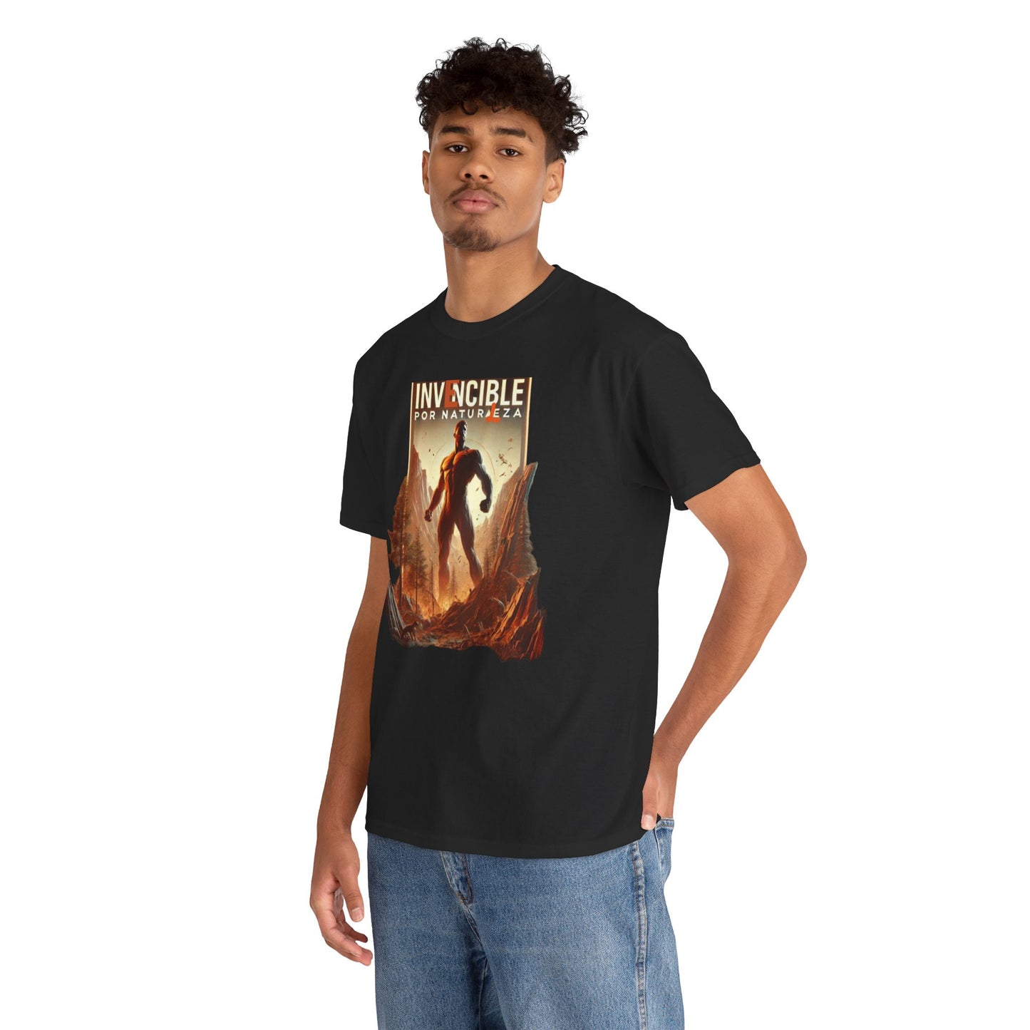 CAMISETA HOMBRE ALFA "INVENCIBLE POR NATURALEZA".(EUROPA).