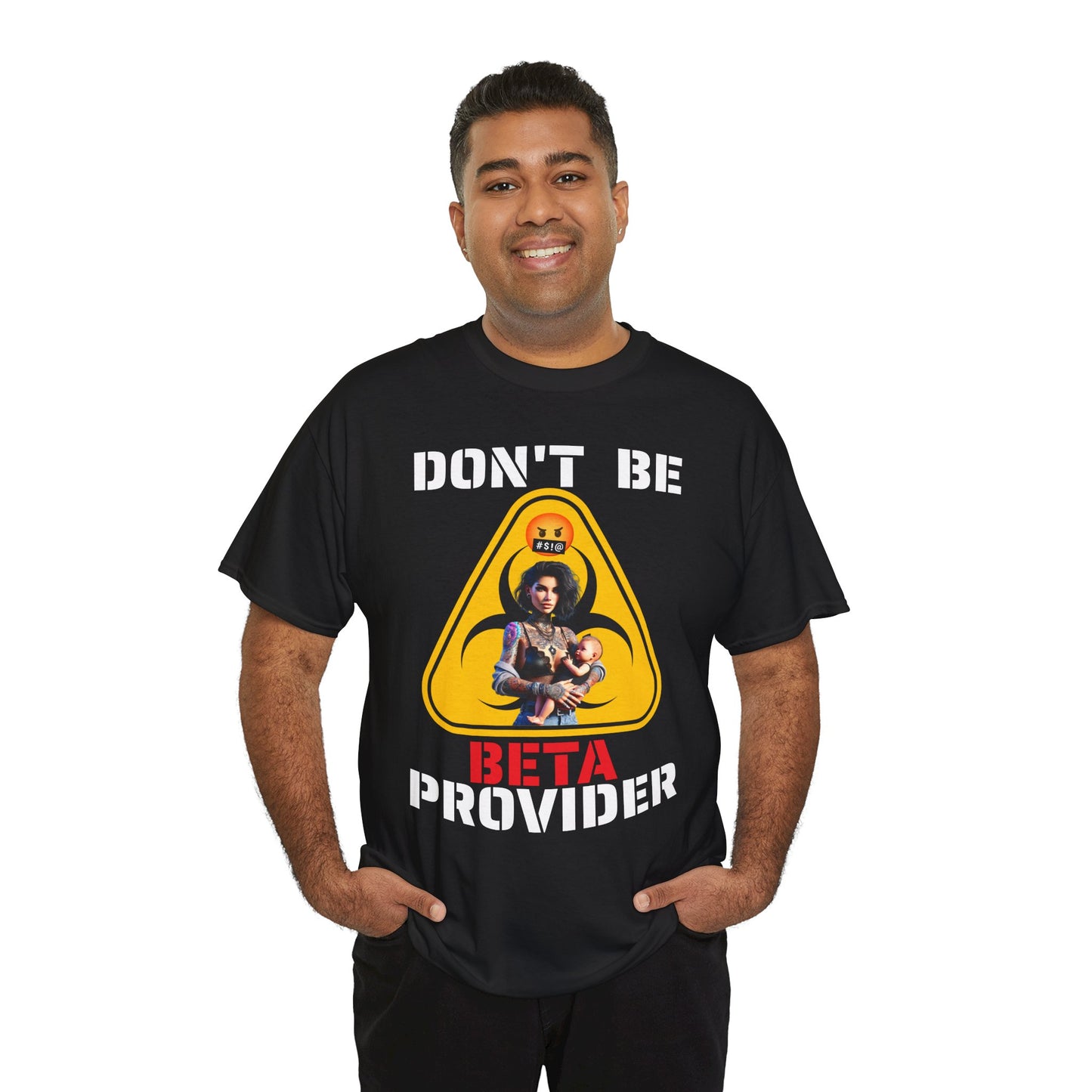 CAMISETA HOMBRE ALFA "DON'T BE BETA PROVIDER"(USA).