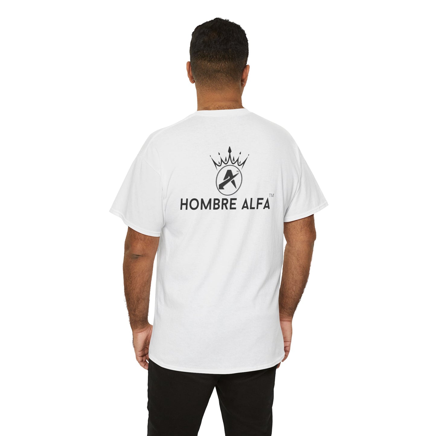 CAMISETA HOMBRE ALFA "LA PARTIDA TERMINA CUANDO CAE EL REY".(EUROPA)