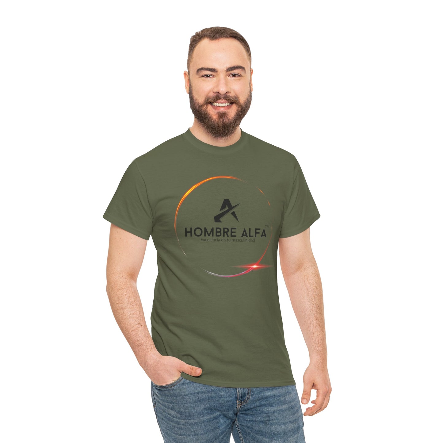 CAMISETA HOMBRE ALFA "LOGO RING"(EUROPA)