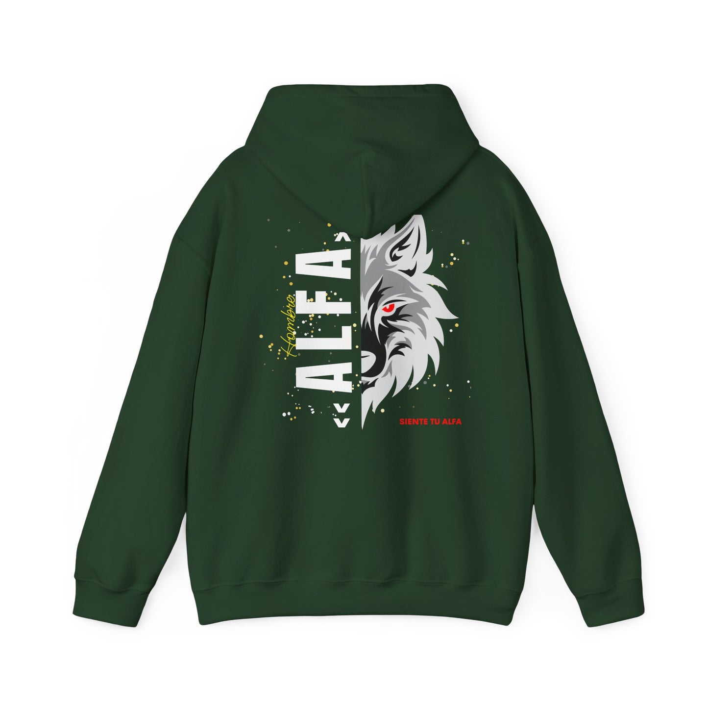 SUDADERA CON GORRO "SIENTE TU ALFA". (EUROPA).