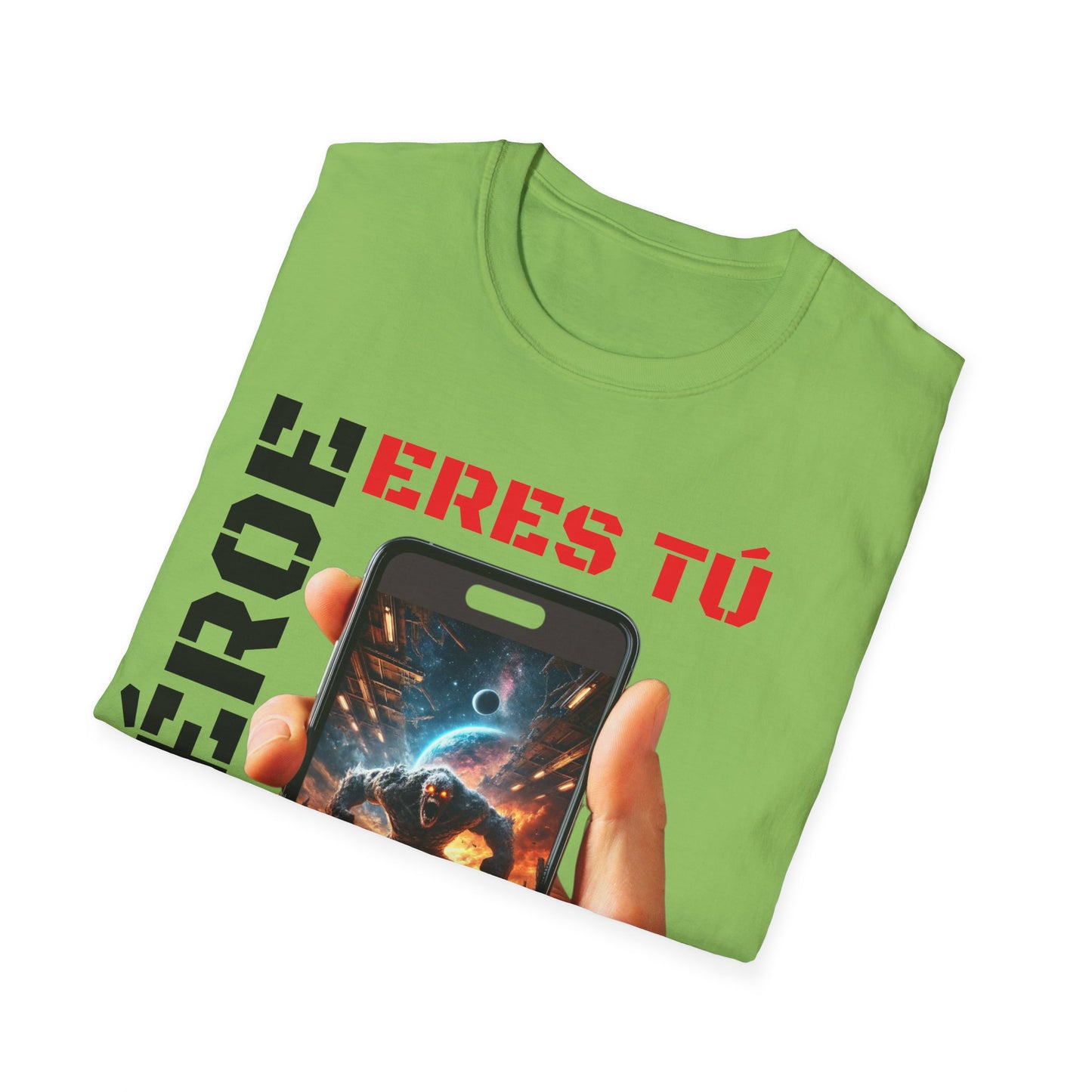 CAMISETA HOMBRE ALFA "EL HÉROE ERES TÚ".(EUROPA).