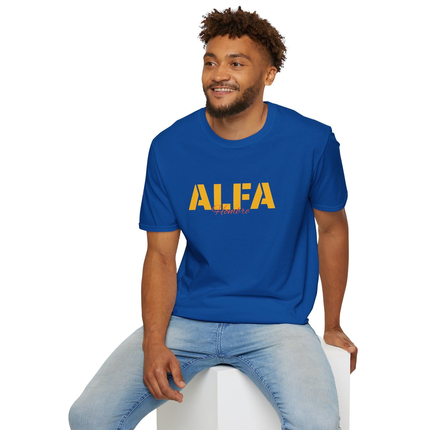 CAMISETA HOMBRE ALFA "TEXTSARAI FRONT" (EUROPA).