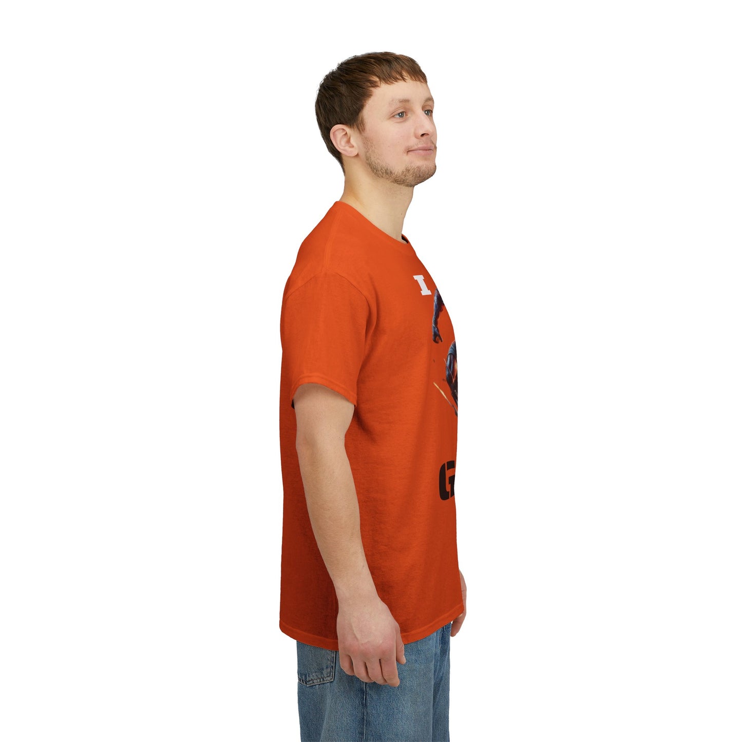 CAMISETA HOMBRE ALFA "I NEVER GIVE UP".(USA).