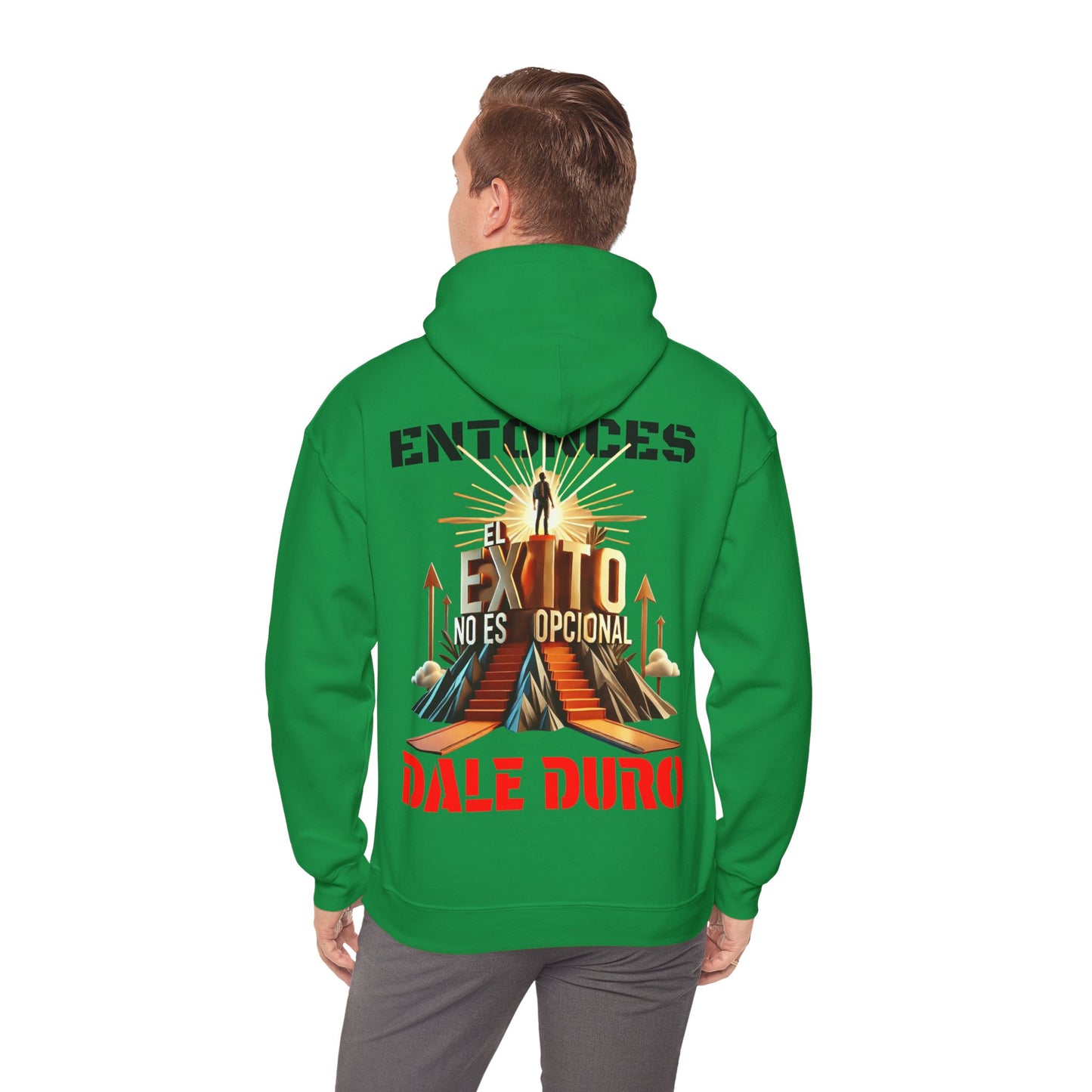 SUDADERA CON GORRO "EL ÉXITO NO ES OPCIONAL" (EUROPA).