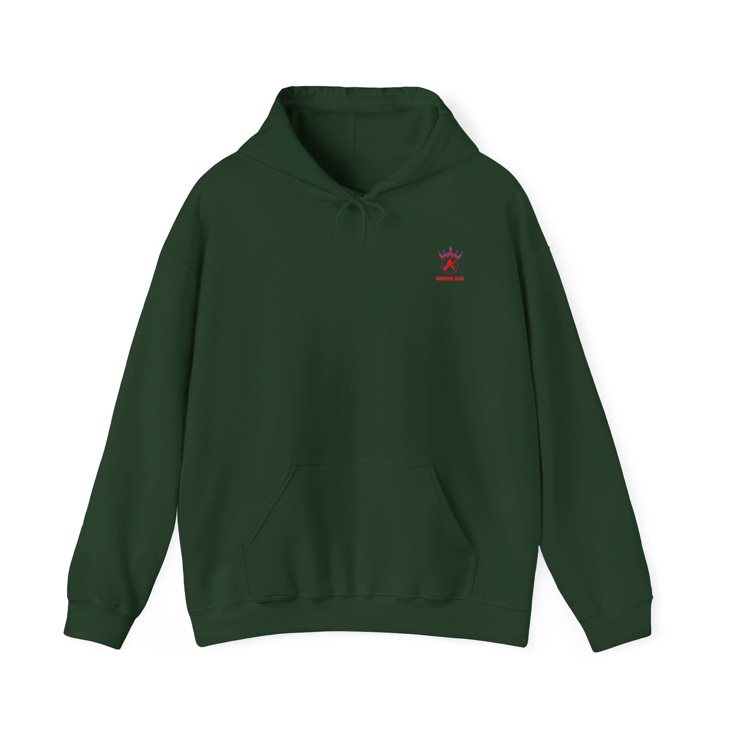 SUDADERA CON GORRO "SÉ UN HOMBRE ALFA". (EUROPA).