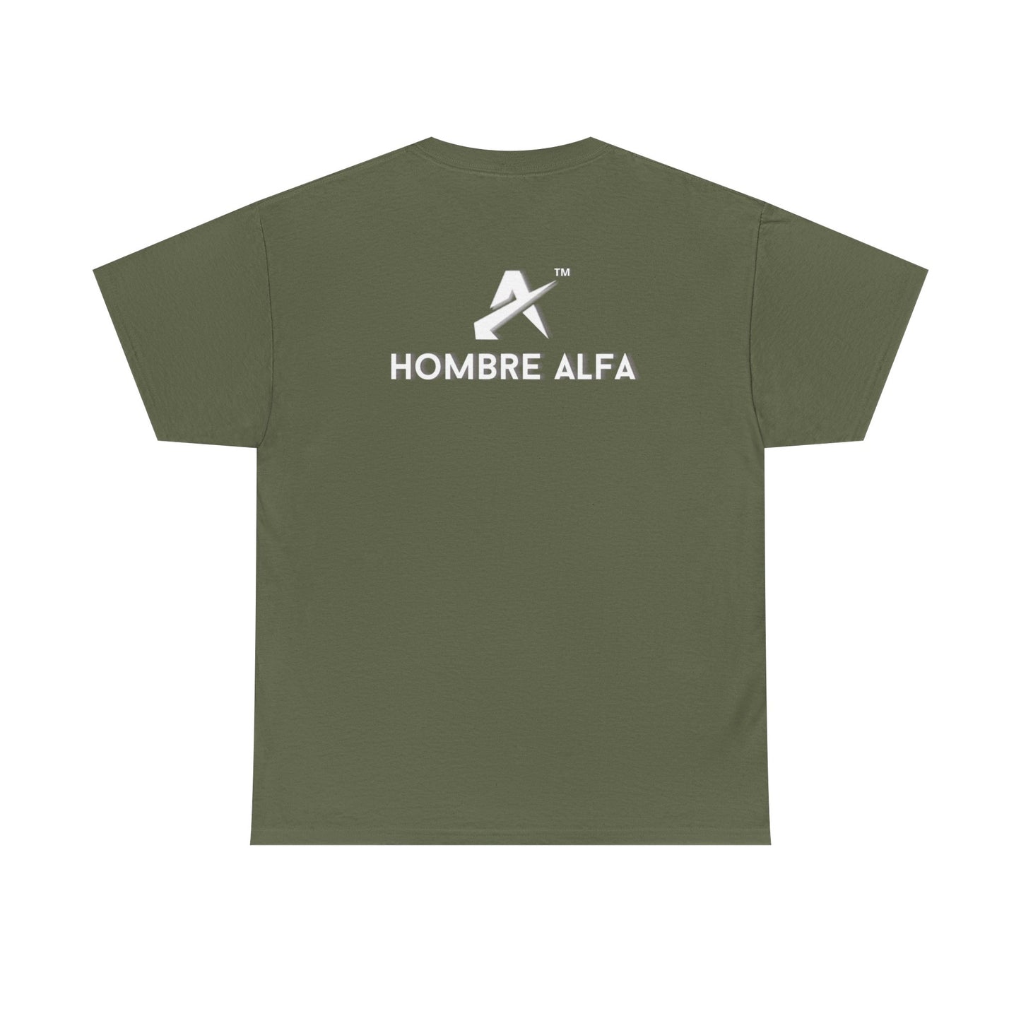 CAMISETA HOMBRE ALFA "I NEVER GIVE UP".(USA).