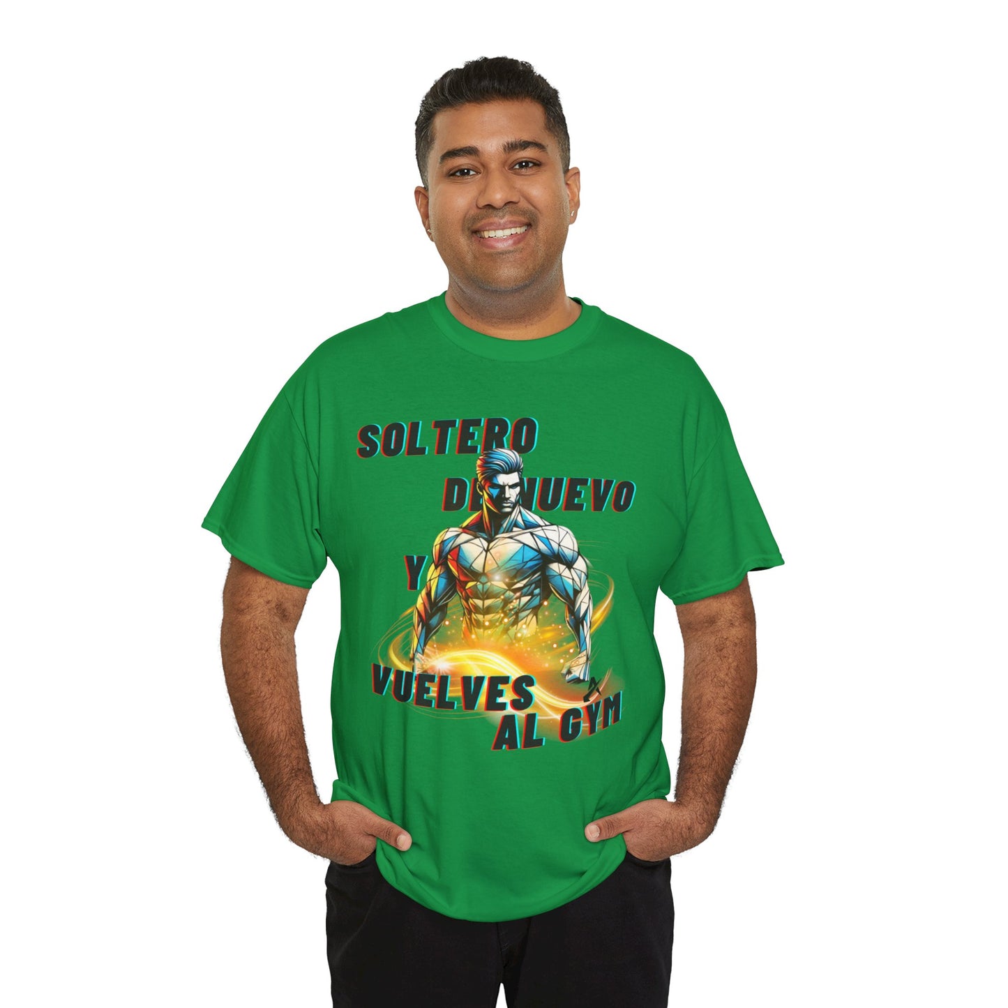 CAMISETA HOMBRE ALFA "SOLTERO DE NUEVO.."(EUROPA)
