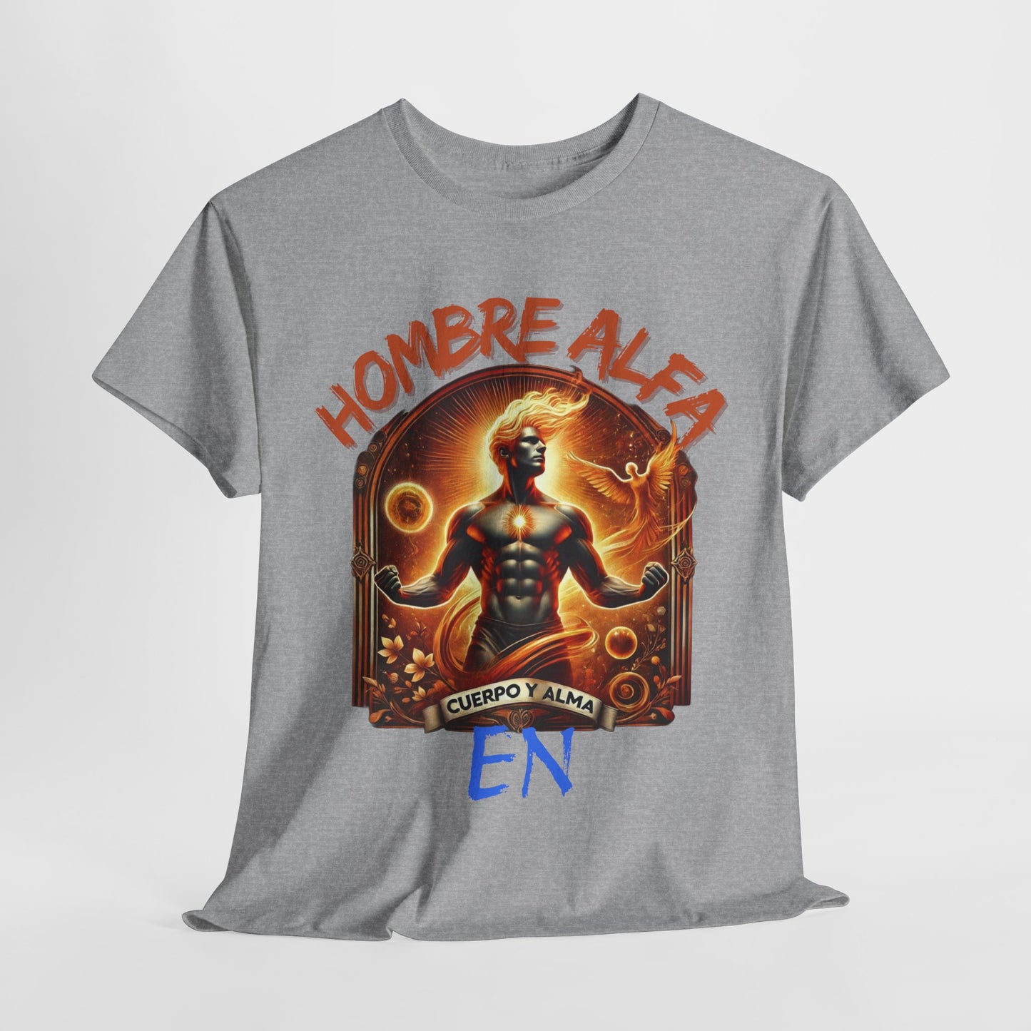 CAMISETA HOMBRE ALFA " EN CUERPO Y ALMA".(USA).
