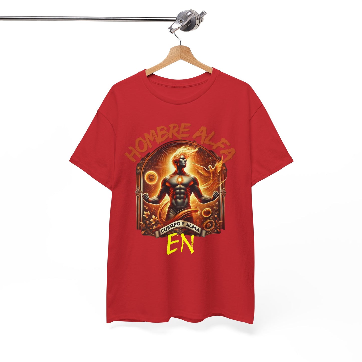 CAMISETA HOMBRE ALFA " EN CUERPO Y ALMA".(USA).