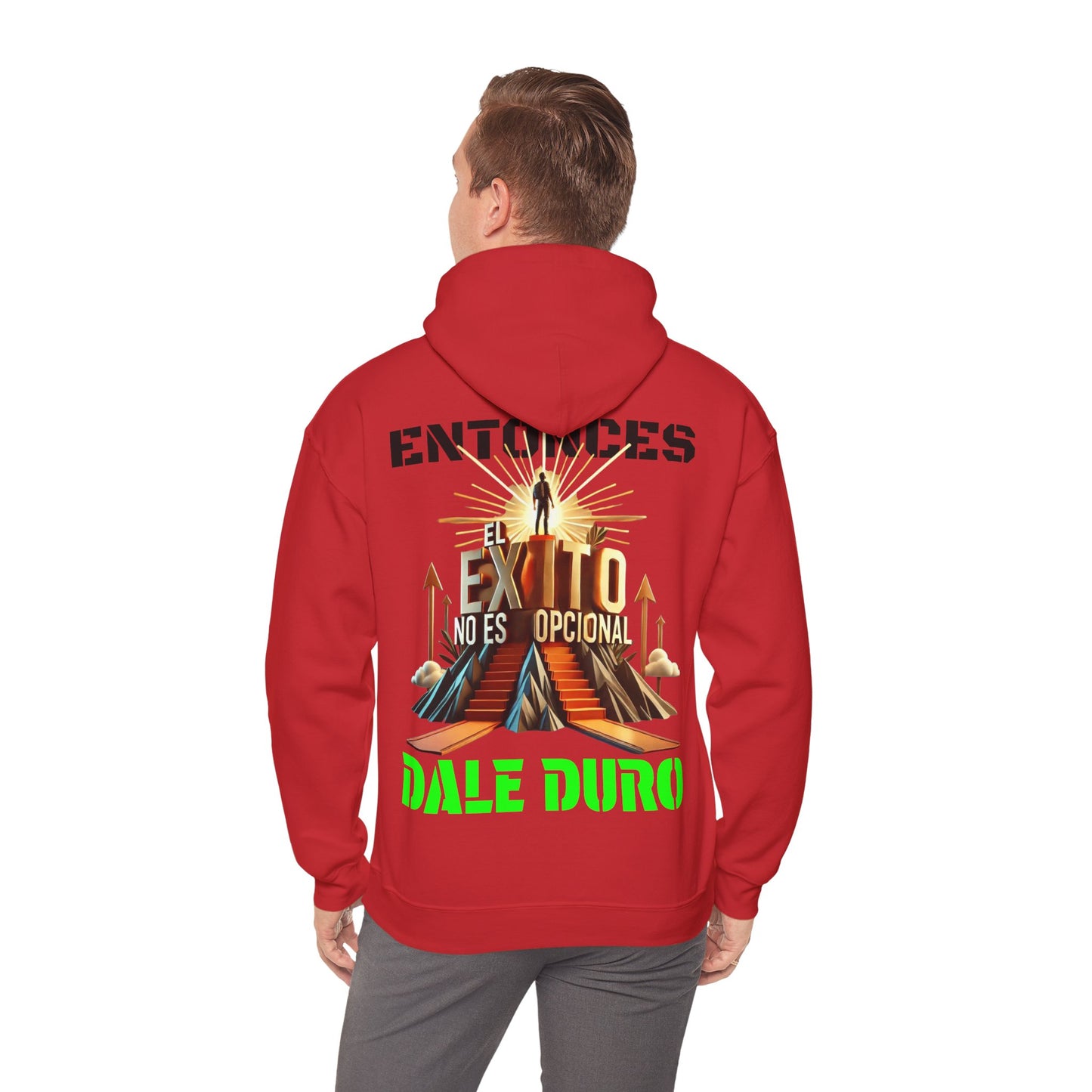 SUDADERA CON GORRO "EL ÉXITO NO ES OPCIONAL" (EUROPA).