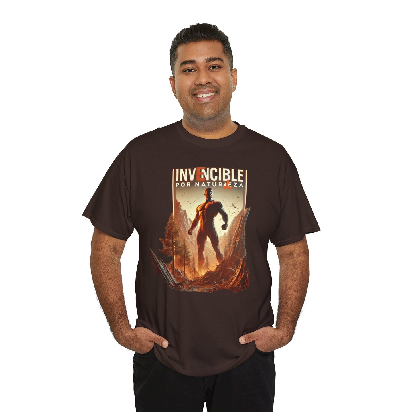CAMISETA HOMBRE ALFA "INVENCIBLE POR NATURALEZA".(EUROPA).