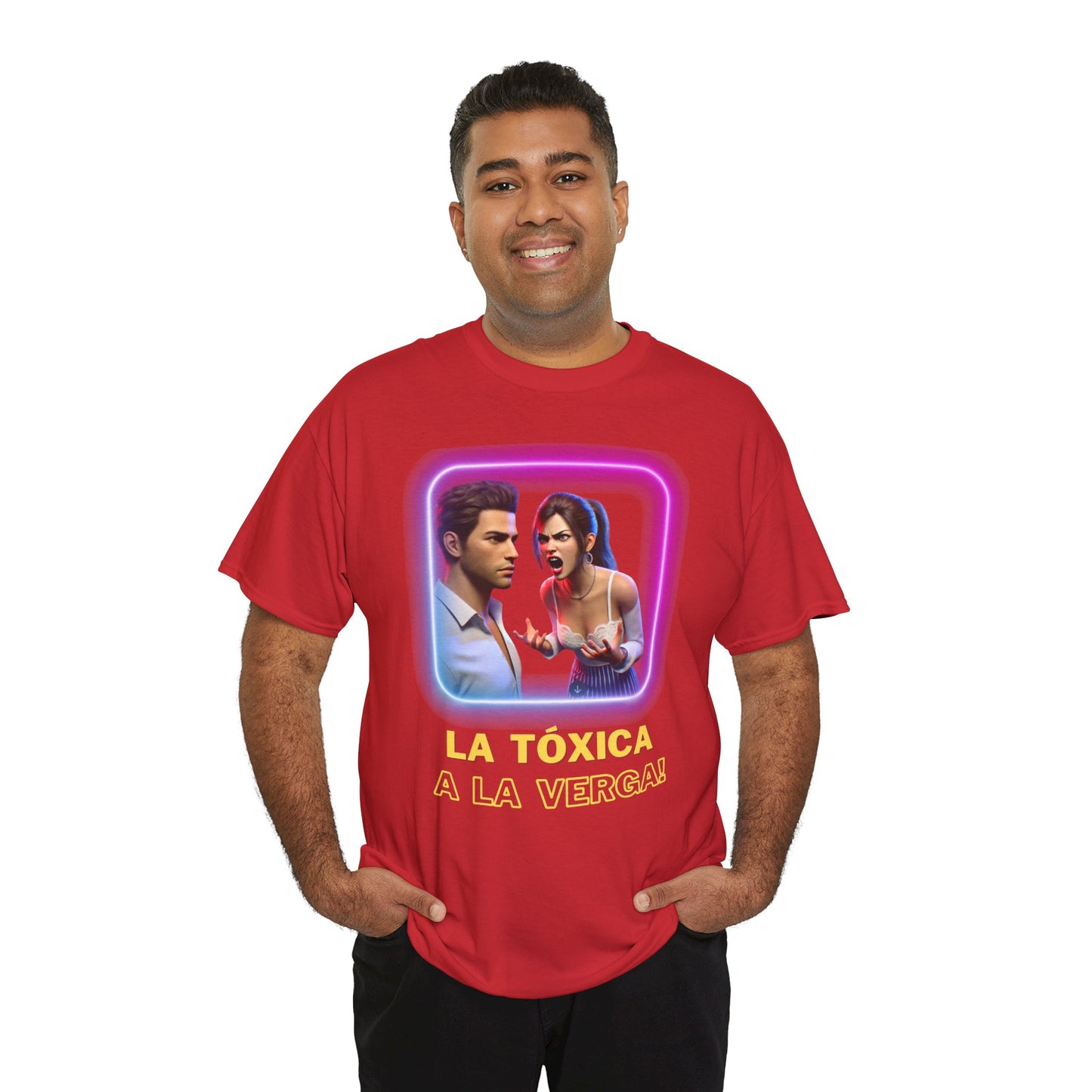CAMISETA HOMBRE ALFA "LA TÓXICA A LA VERGA".(EUROPA).