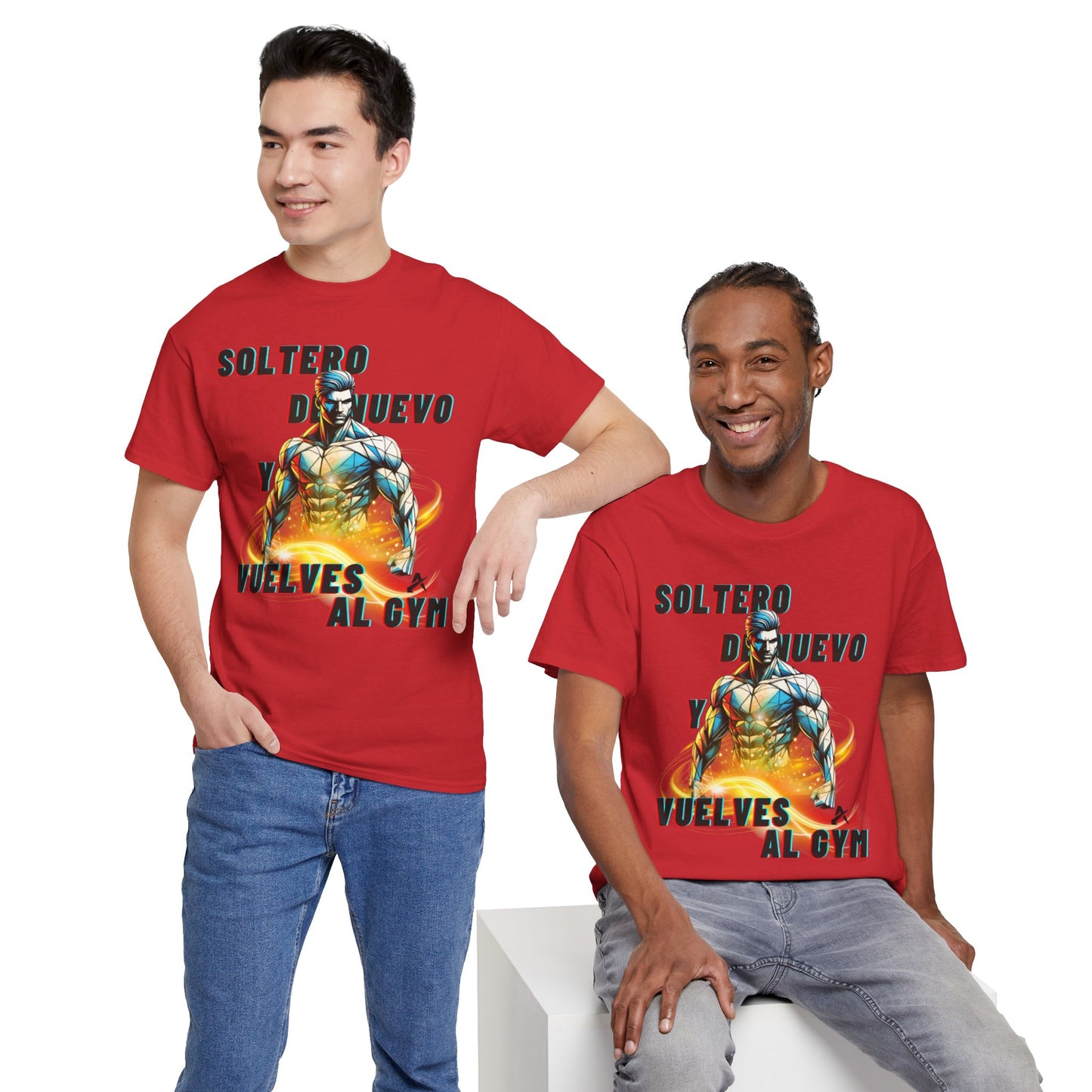 CAMISETA HOMBRE ALFA "SOLTERO DE NUEVO.."(EUROPA)