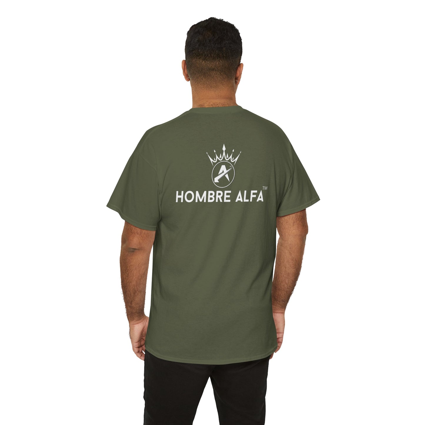 CAMISETA HOMBRE ALFA "LA PARTIDA TERMINA CUANDO CAE EL REY".(EUROPA)