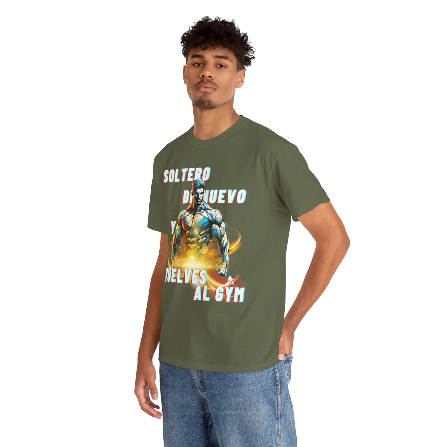 CAMISETA HOMBRE ALFA "SOLTERO DE NUEVO.."(EUROPA)