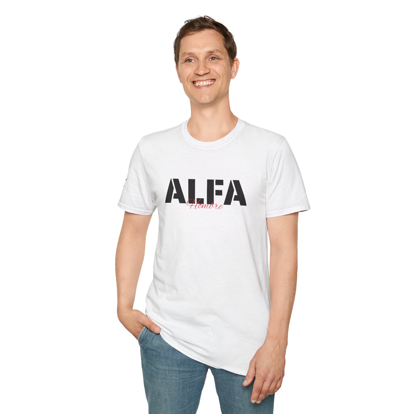 CAMISETA HOMBRE ALFA "TEXTSARAI FRONT" (EUROPA).