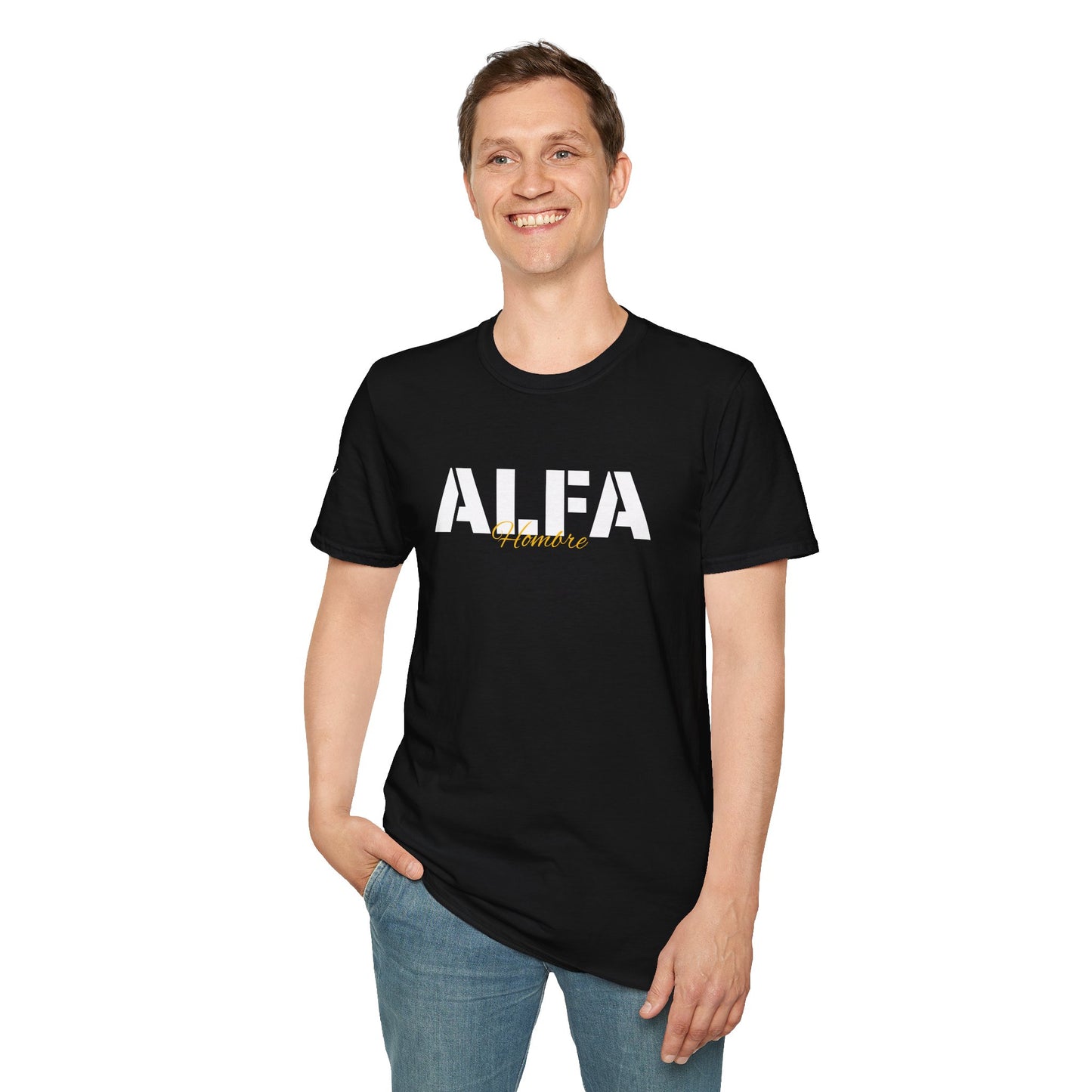 CAMISETA HOMBRE ALFA "TEXTSARAI FRONT" (EUROPA).