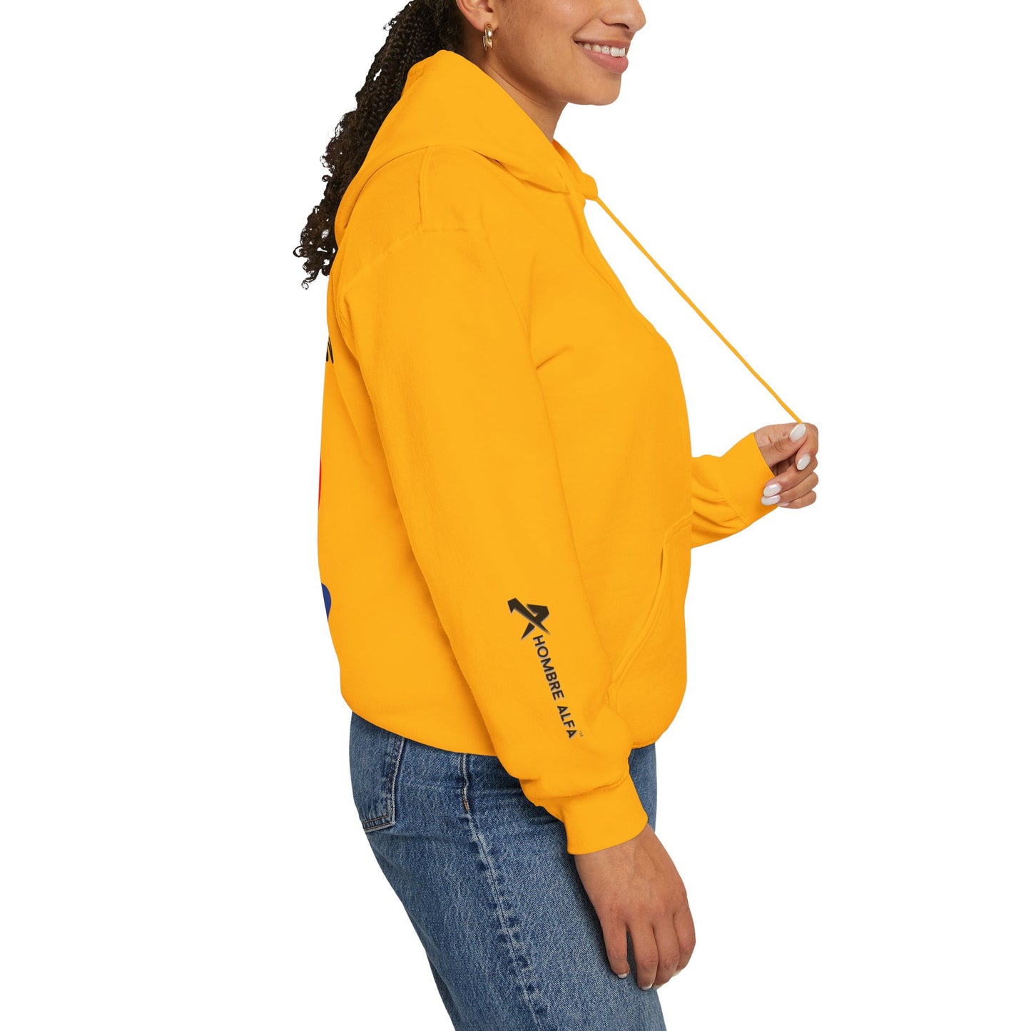 SUDADERA CON GORRO HOMBRE ALFA, "ELLAS DESPRECIAN AL SIMP".(USA).