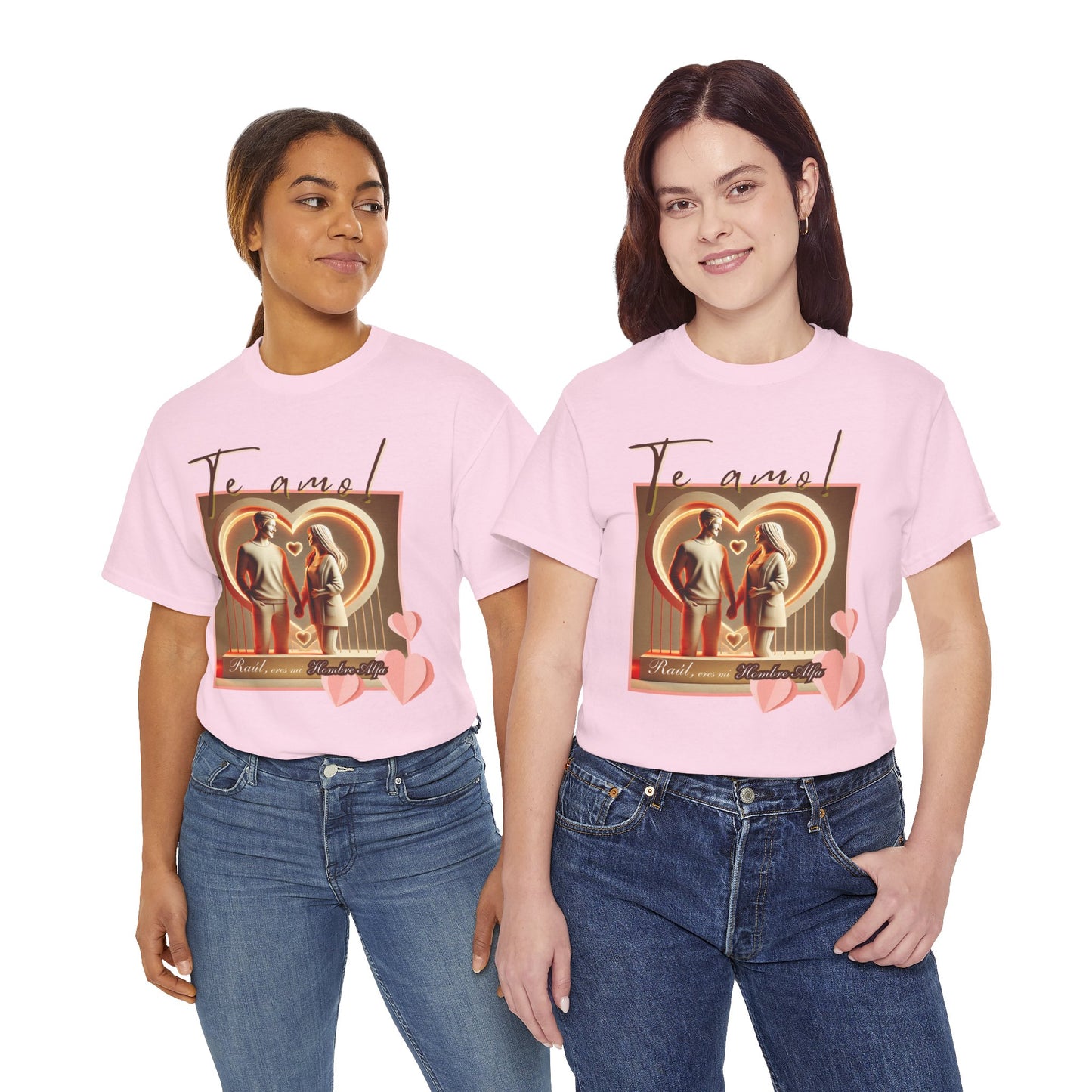 CAMISETA HOMBRE ALFA PERSONALIZABLE "(NOMBRE) ERES MI HOMBRE ALFA".(EUROPA).