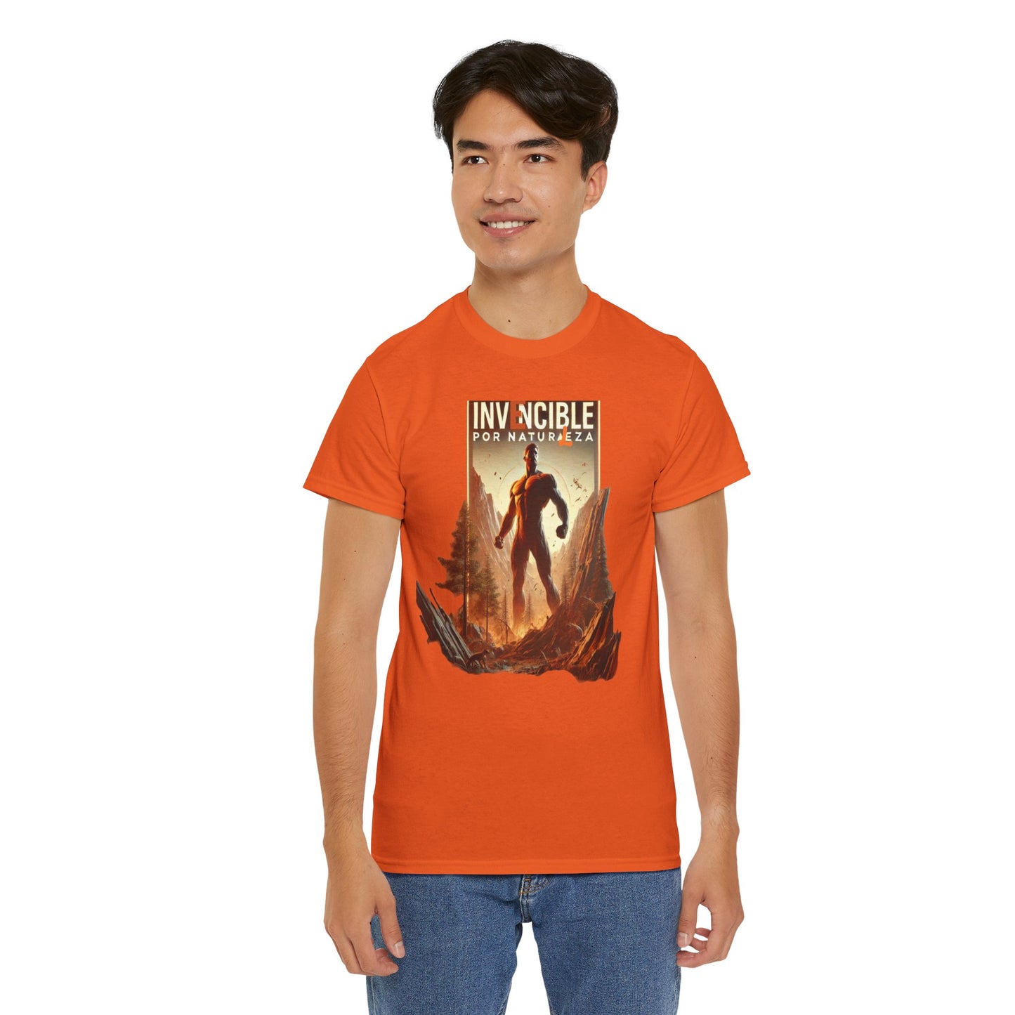 CAMISETA HOMBRE ALFA "INVENCIBLE POR NATURALEZA".(EUROPA).