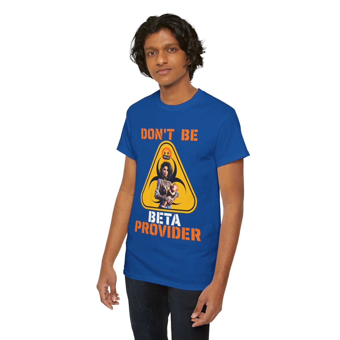 CAMISETA HOMBRE ALFA "DON'T BE BETA PROVIDER"(USA).