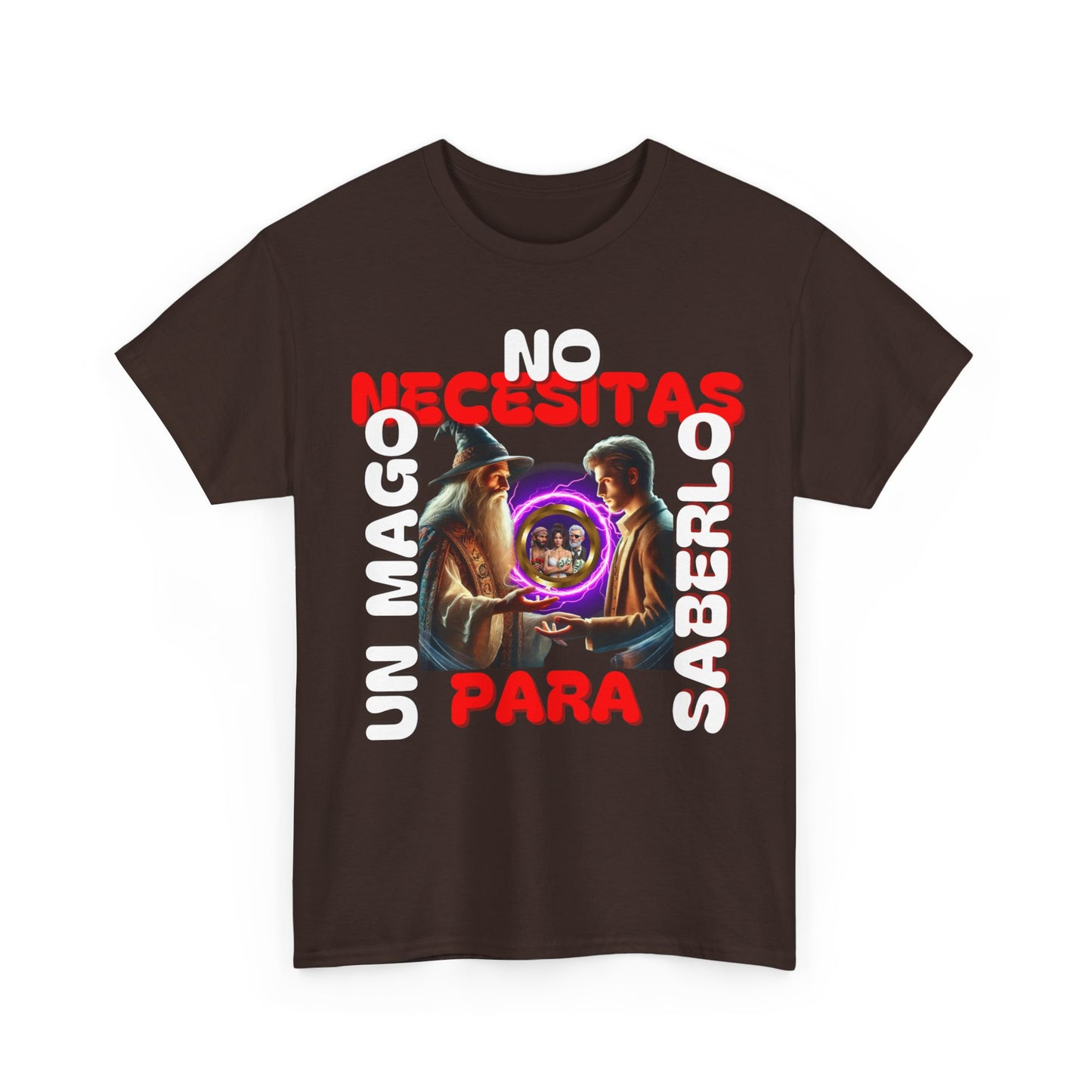 CAMISETA HOMBRE ALFA "NO NECESITAS UN MAGO.."(EUROPA).