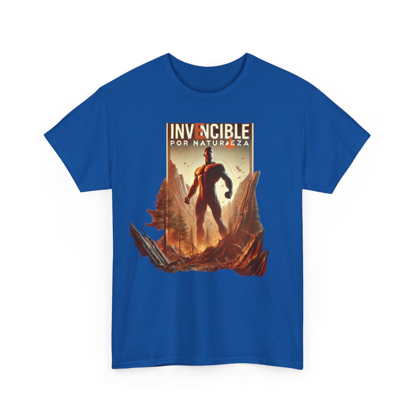 CAMISETA HOMBRE ALFA "INVENCIBLE POR NATURALEZA".(EUROPA).