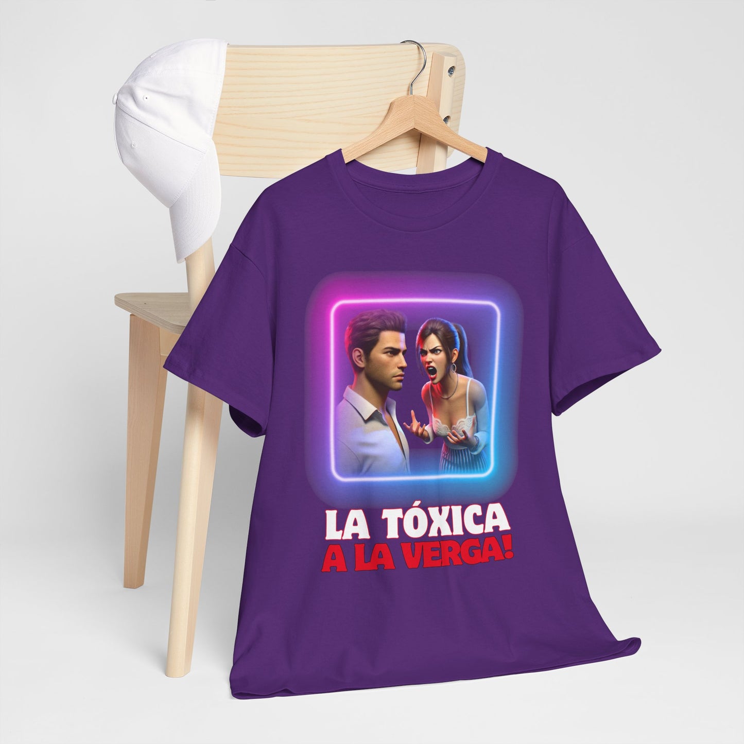 CAMISETA HOMBRE ALFA "LA TÓXICA A LA VERGA".(EUROPA).