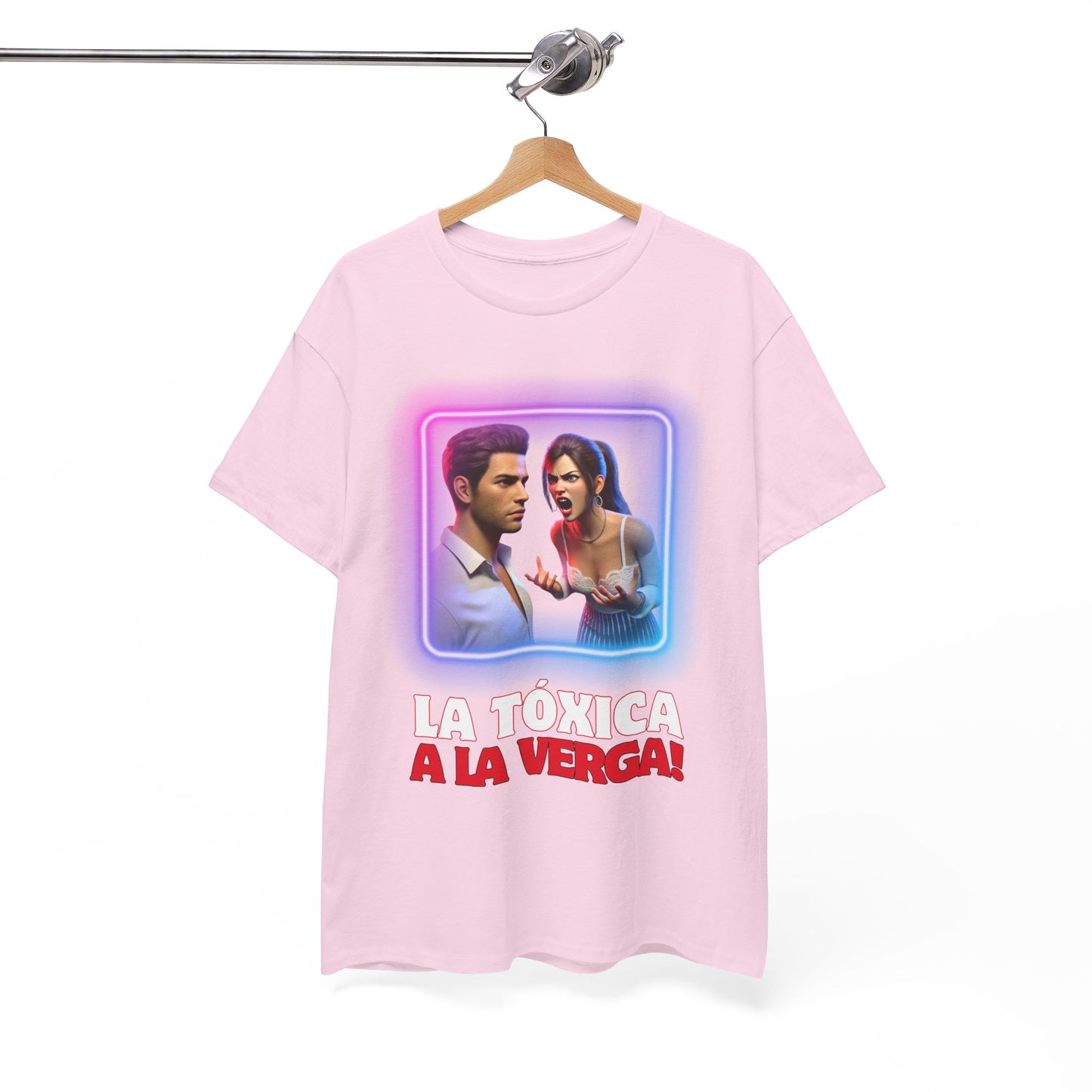 CAMISETA HOMBRE ALFA "LA TÓXICA A LA VERGA".(EUROPA).