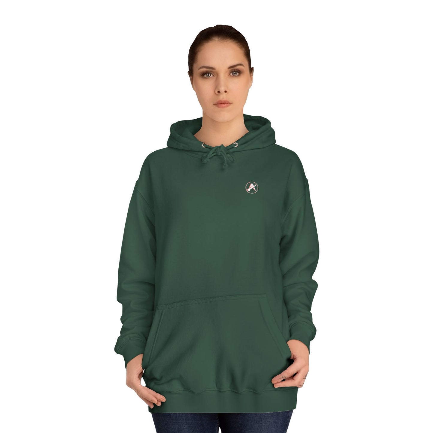 SUDADERA CON CAPUCHA HOMBRE ALFA "EL FEMINISMO TE ENGAÑA".(USA).
