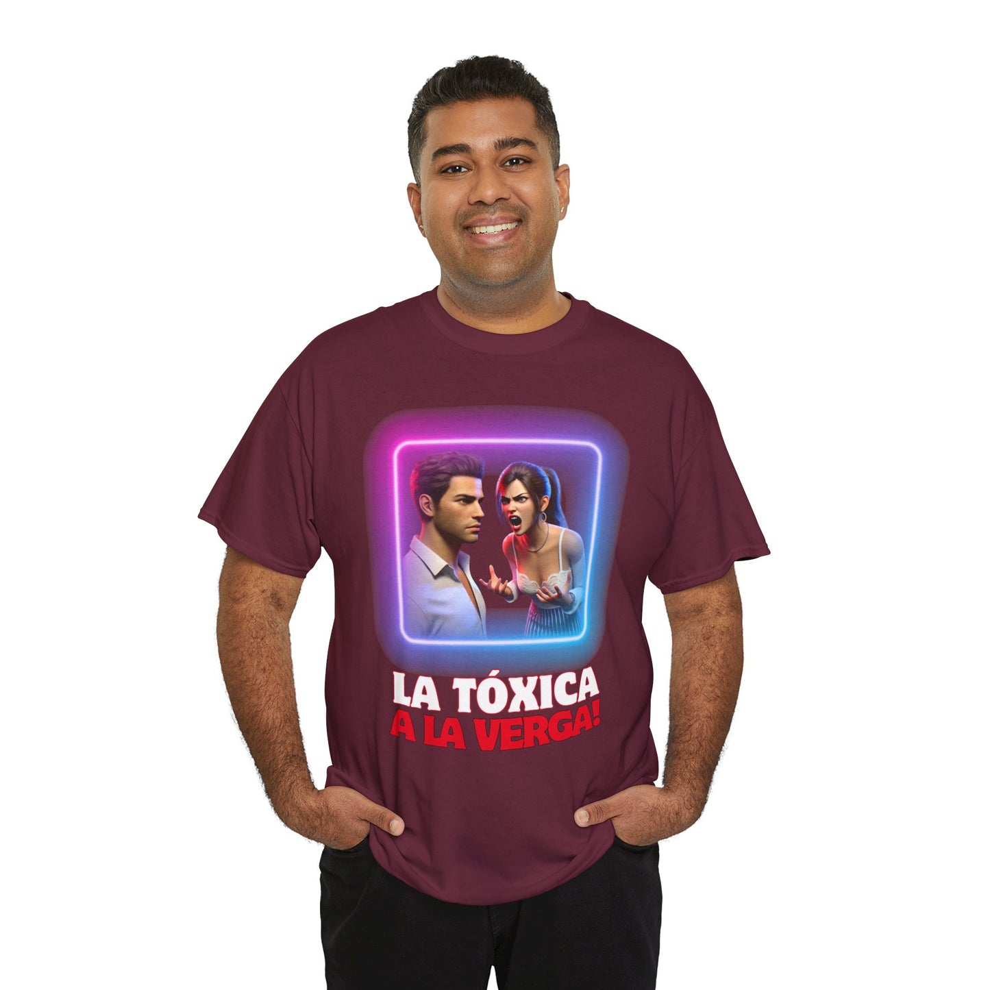 CAMISETA HOMBRE ALFA "LA TÓXICA A LA VERGA".(EUROPA).