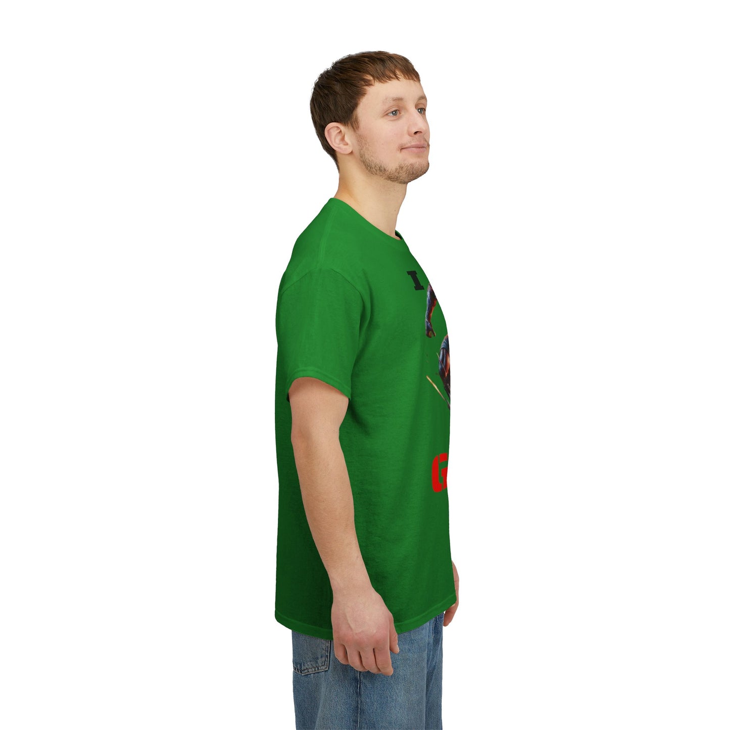 CAMISETA HOMBRE ALFA "I NEVER GIVE UP".(USA).