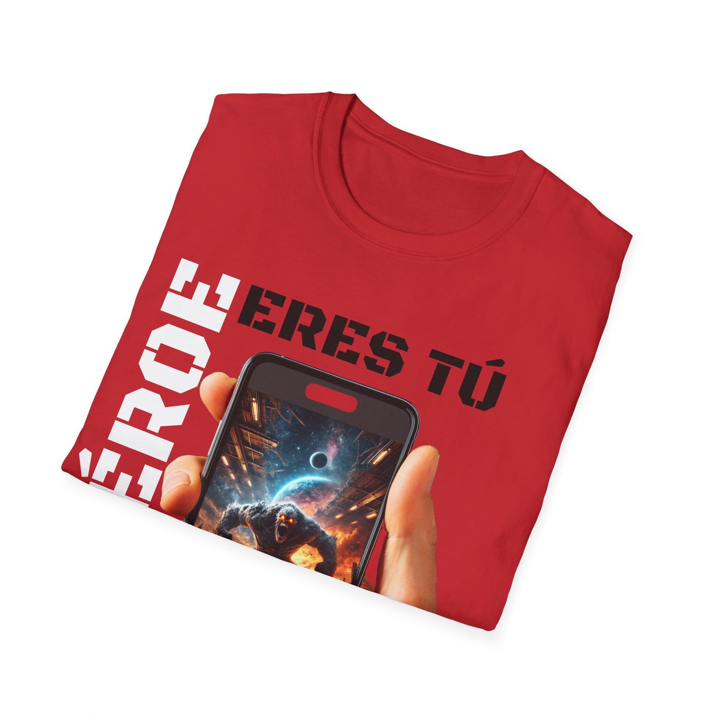 CAMISETA HOMBRE ALFA "EL HÉROE ERES TÚ".(EUROPA).