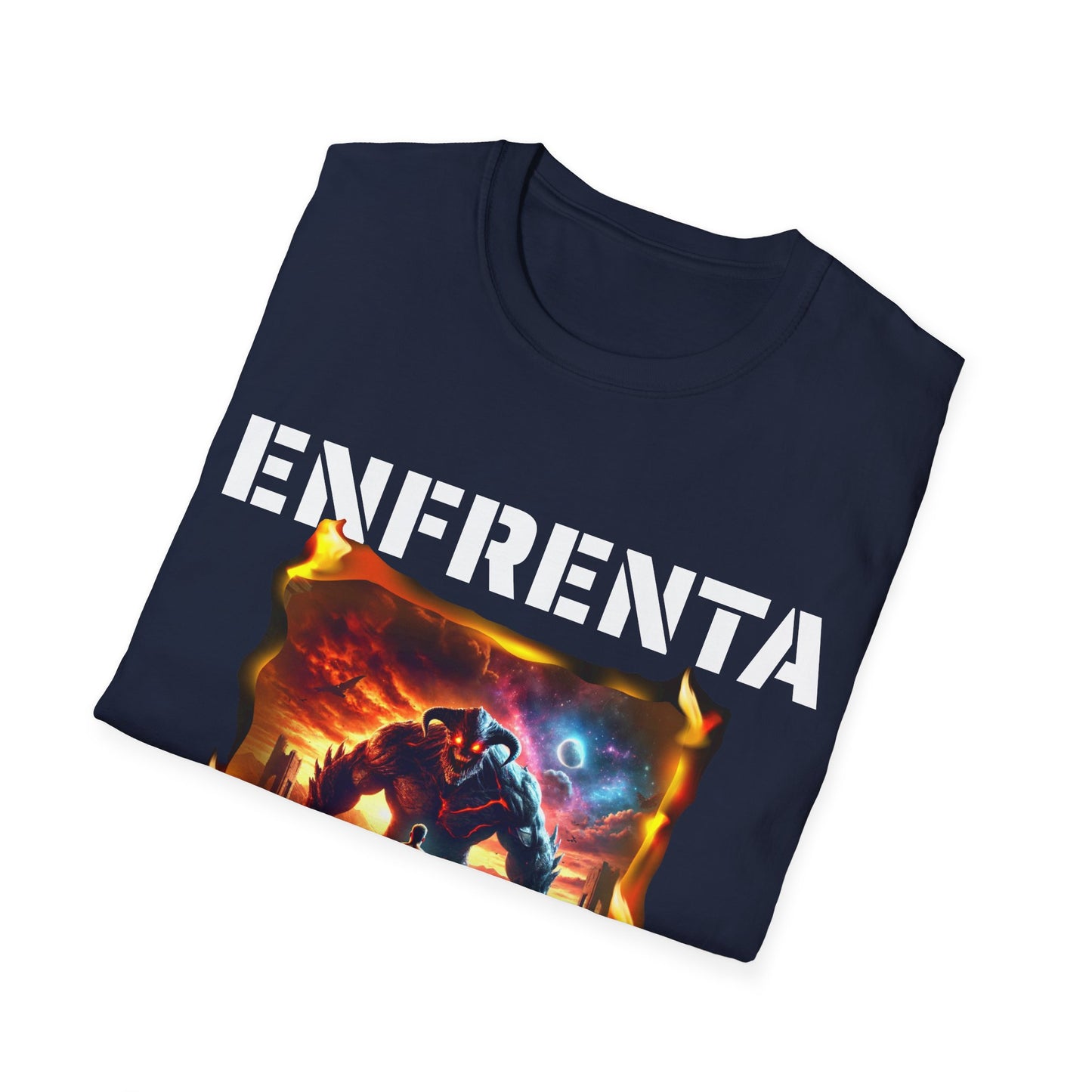 CAMISETA HOMBRE ALFA "ENFRENTA TUS MIEDOS".(EUROPA).