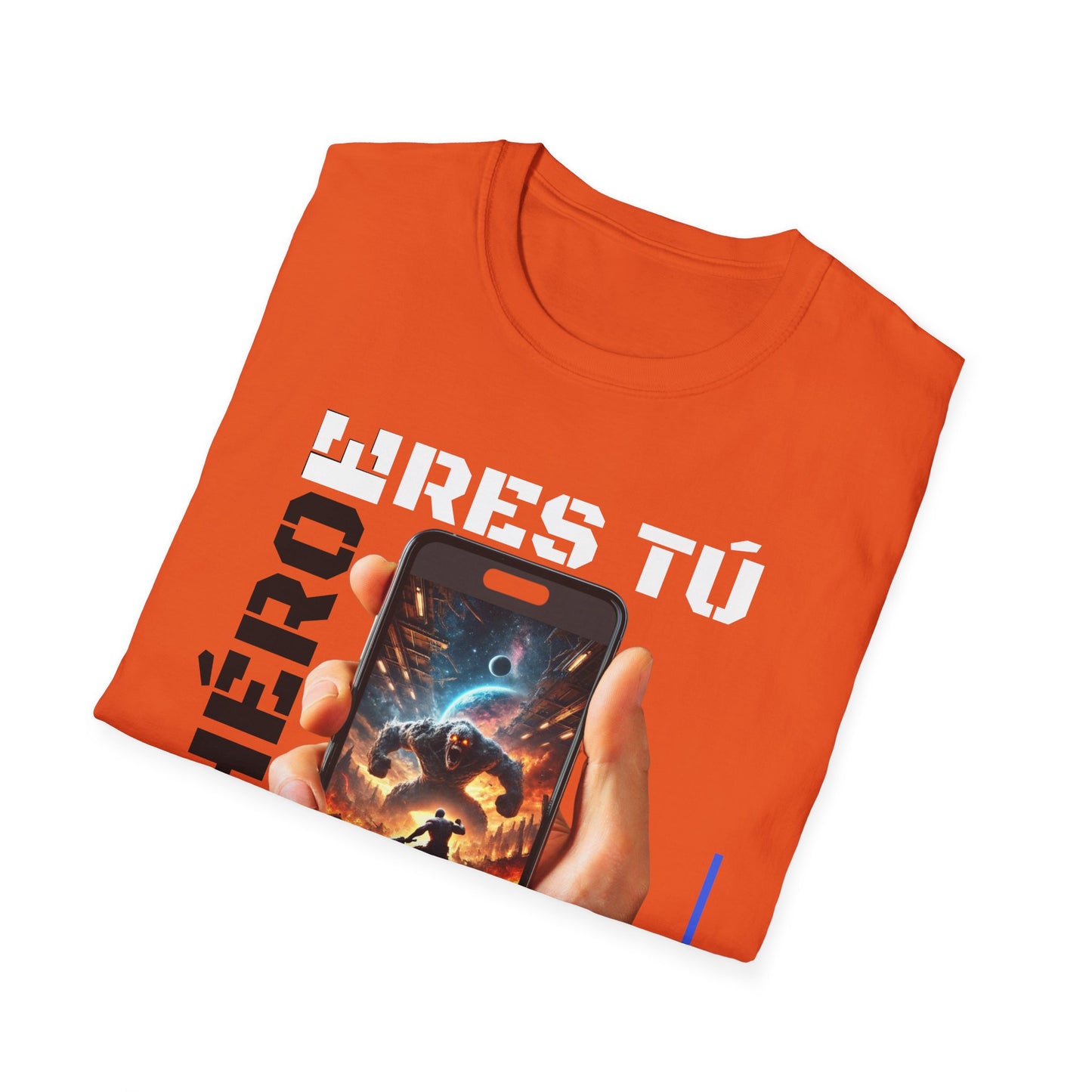 CAMISETA HOMBRE ALFA "EL HÉROE ERES TÚ".(USA).