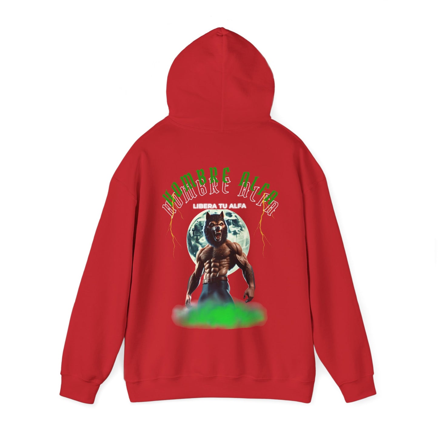 SUDADERA CON GORRO "LIBERA TU ALFA". (EUROPA).